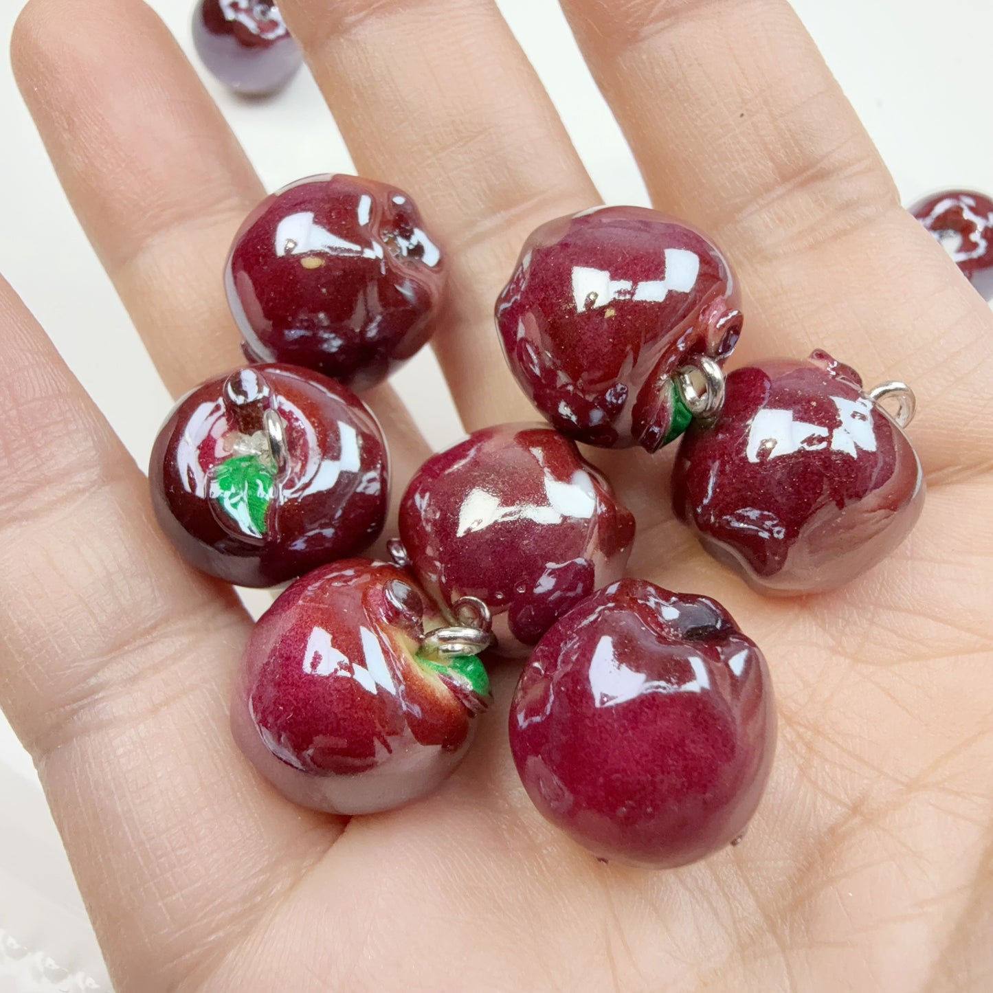 0 0今日新作 ツヤツヤ果物 樹脂（0227）