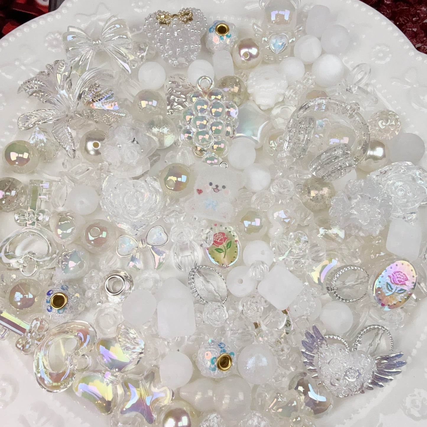 0 0今日新作 アイスワールド 大きな付属品容量ゼロ負担 アクリル混ぜ(0103)