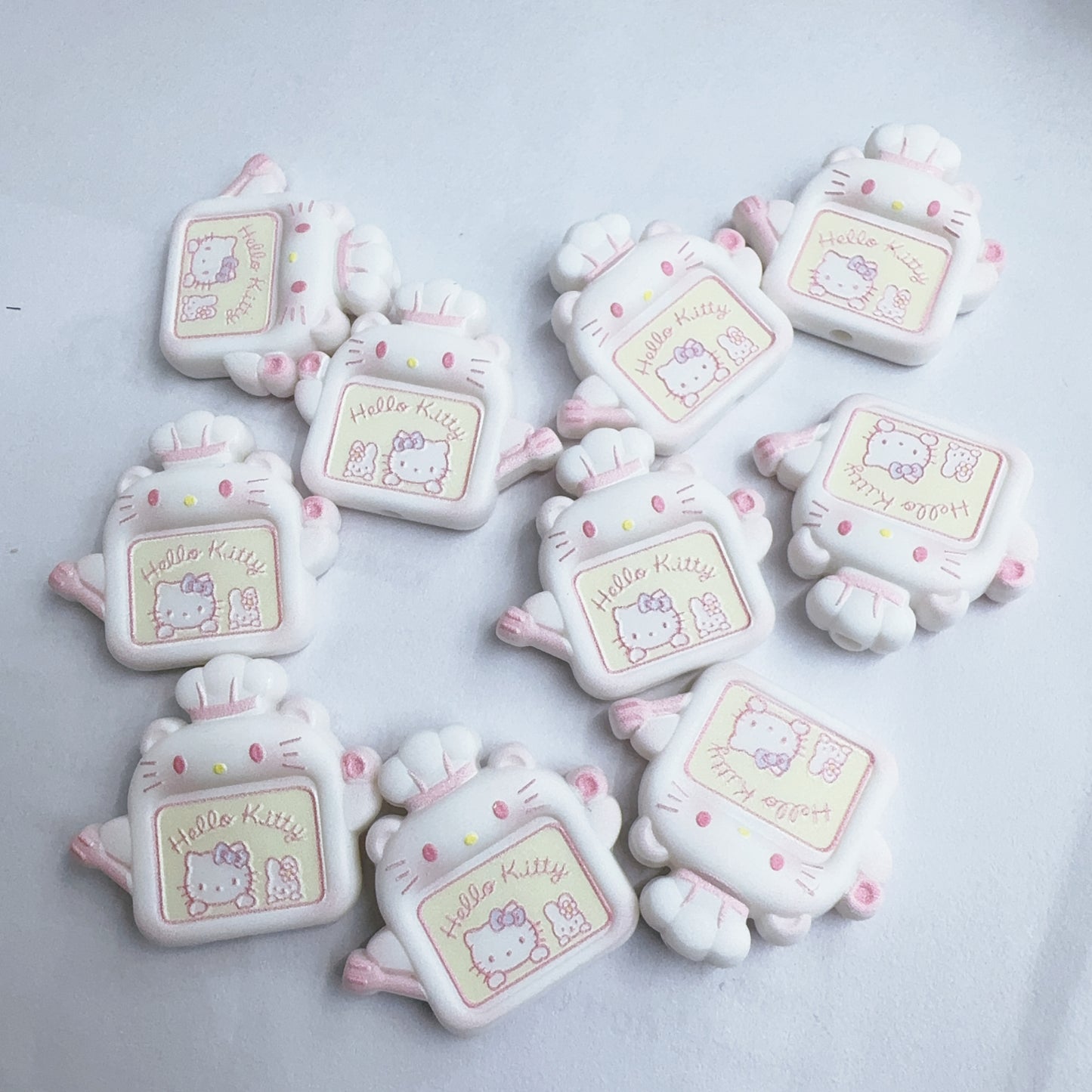 0 0今日新作 かわいいプリントビーズ（0110）