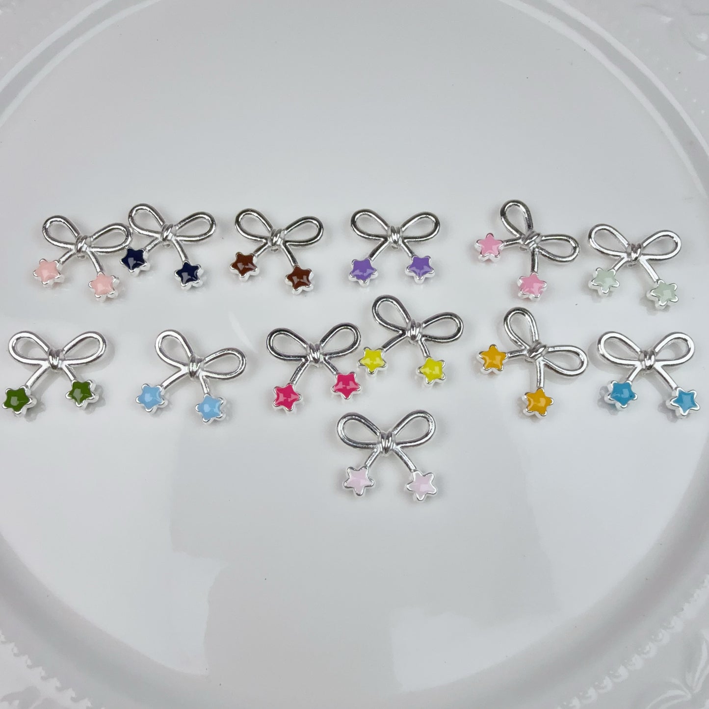 0 0今日新作 再入荷 星リボン(0224)