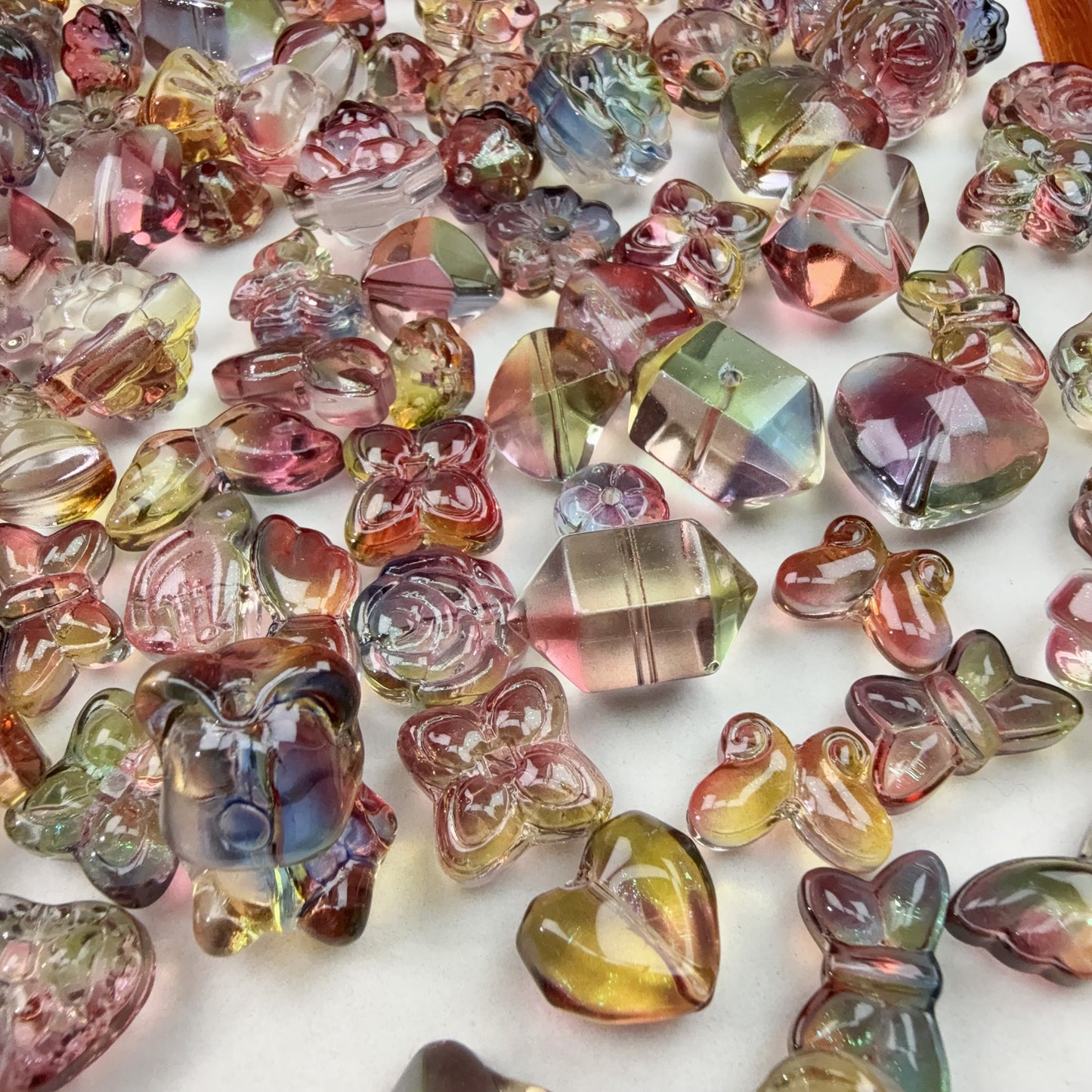 0 0今日新色 ガラスバロックー立体熊(0706)