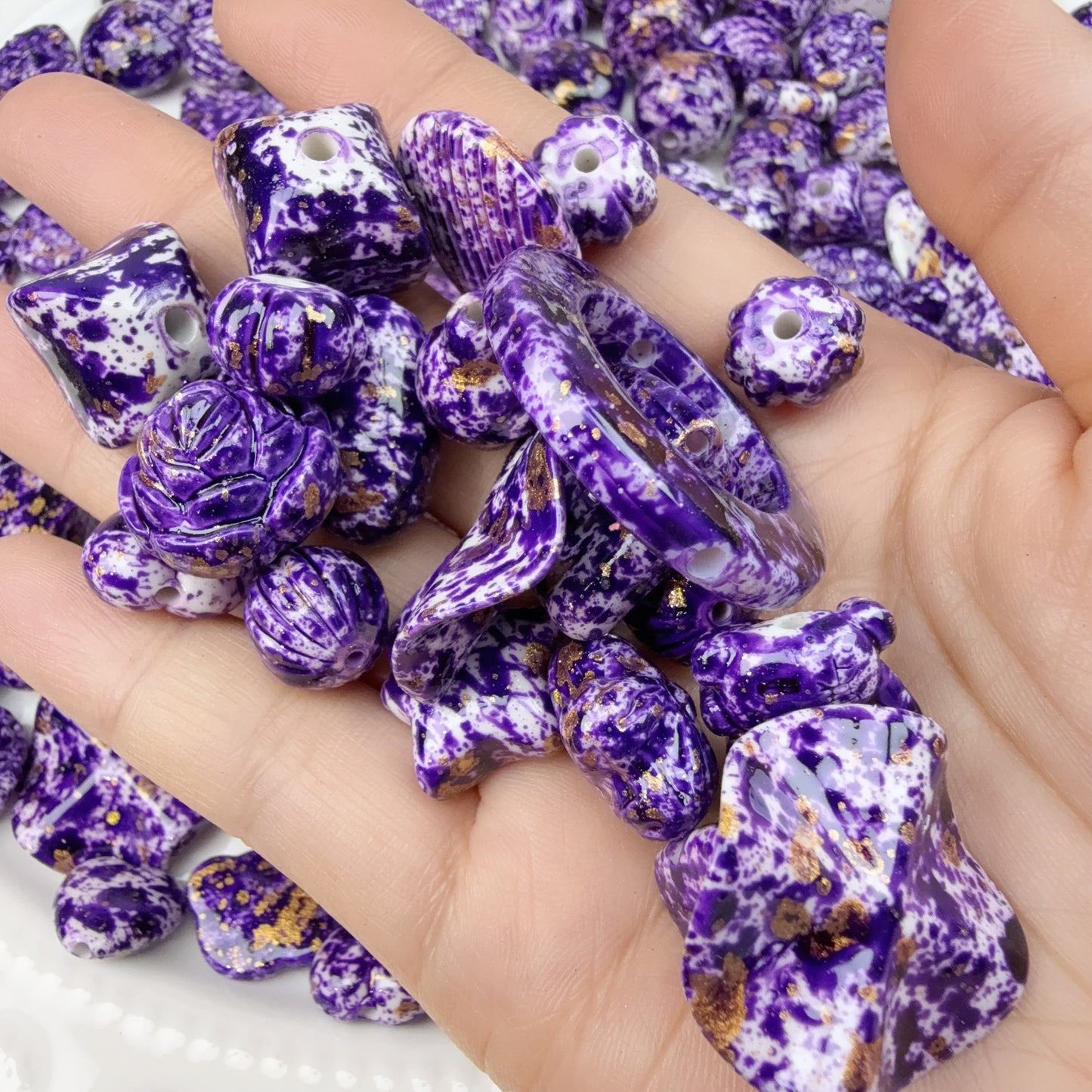 0 0今日新作 今日特価 金ドロップシリーズ  アクリル混ぜ(1202)