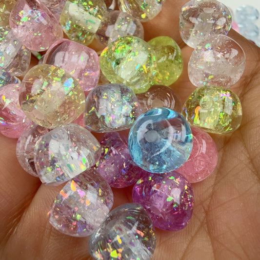 0 0今日新作 リンゴ  オパール  樹脂(1123)