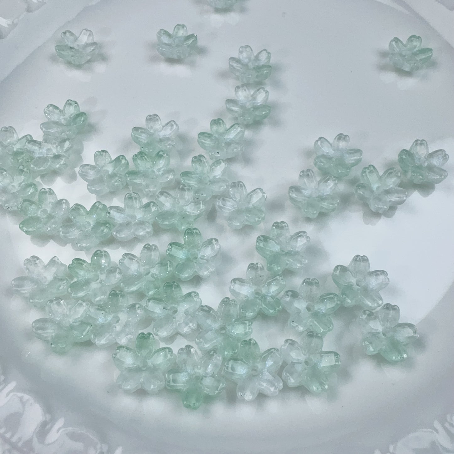 3-G 水墨桜 ガラスパーツ(0125)