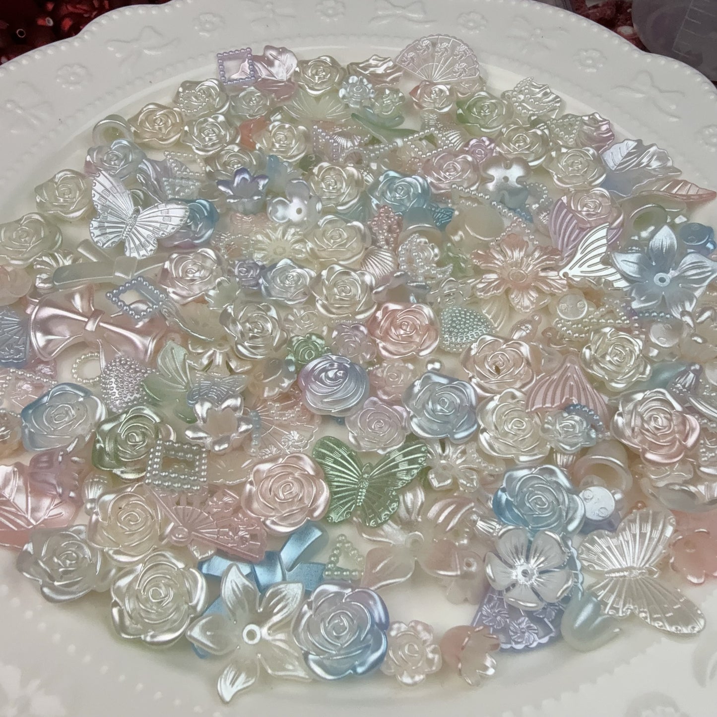 0 0今日新作 パールバロック アクリル混ぜ(0205)