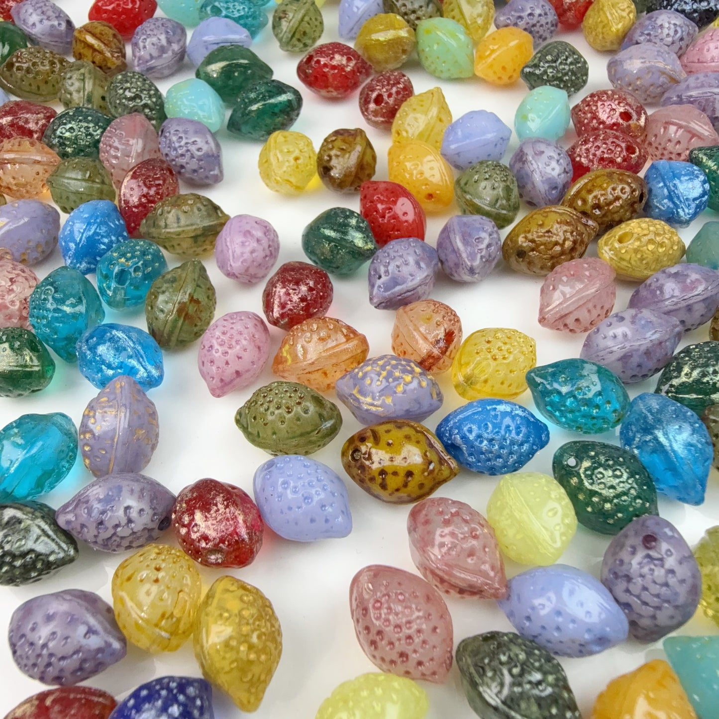 0 0今日新作 チェコビーズ-🍋(0223)