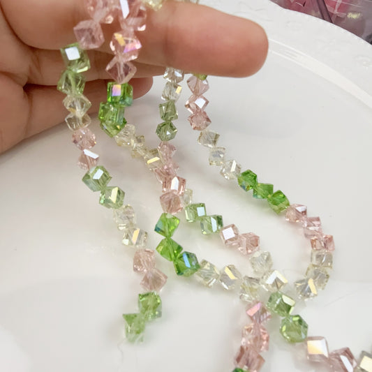 0 0今日新作 斜めキューブ-カラー6ミリシリーズ(0117)