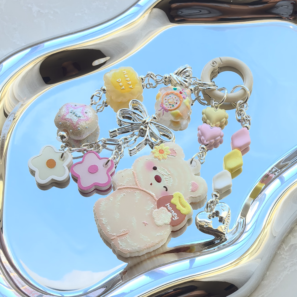 0 0今日新作 合金-熊型透かしハート(0308)