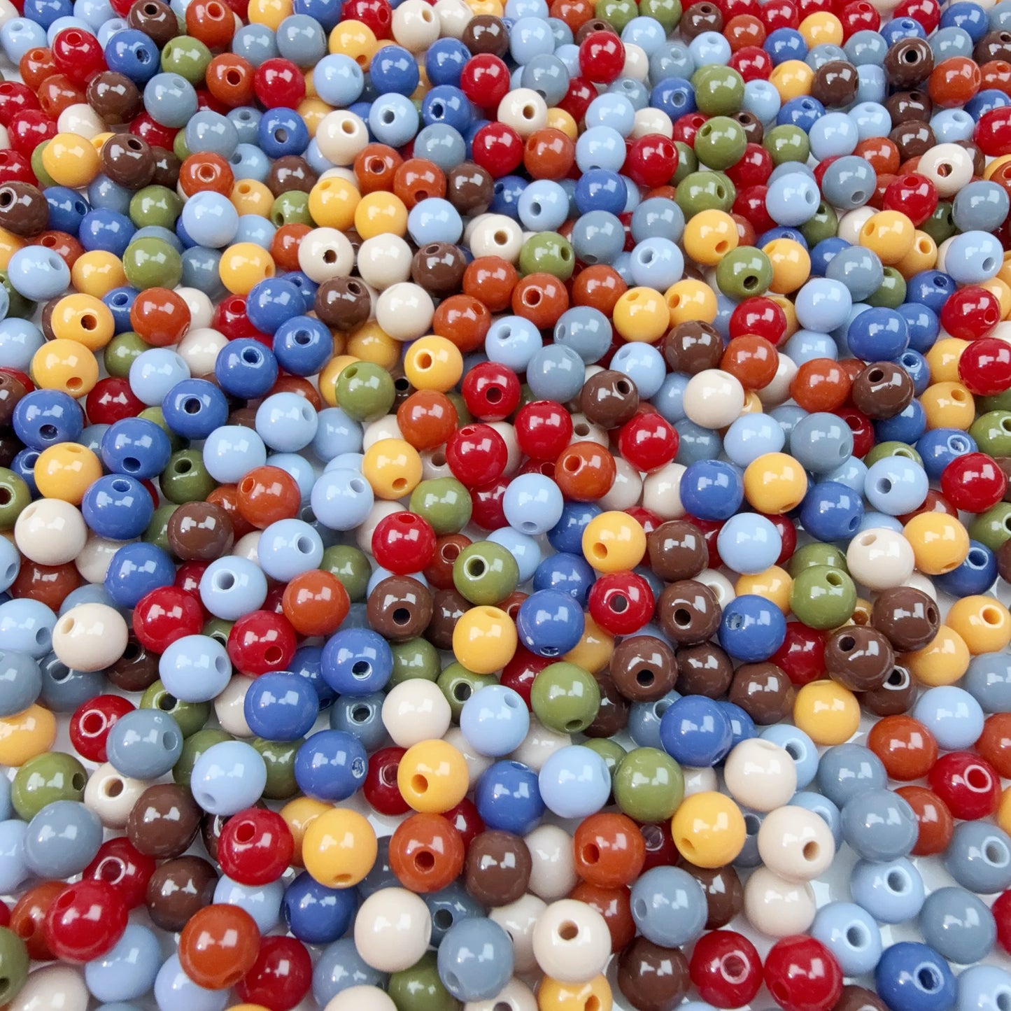 0 0今日新作 原色ラウンド ー6&8 アクリル(0107)