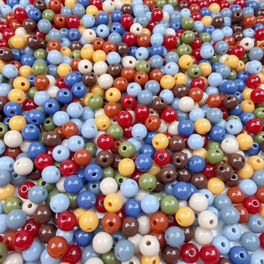 0 0今日新作 原色ラウンド ー6&8 アクリル(0107)