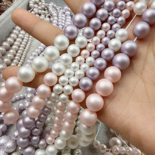 0 0今日新作 ピンク紫白パール(1110)