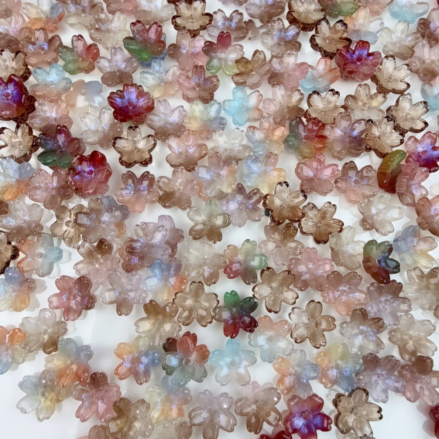 0 0今日新色 混ぜガラス桜(0826)