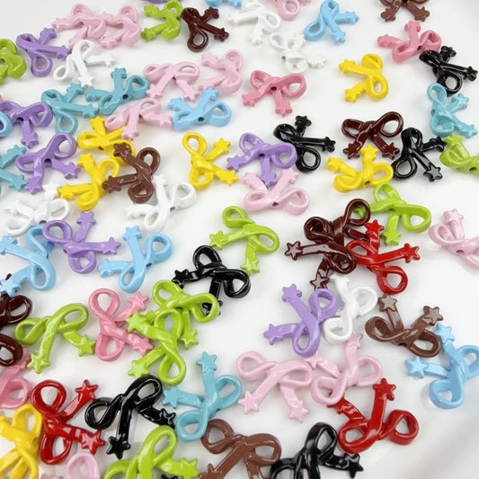 0 0今日新作 合金 紐星リボンーカラー(0102)