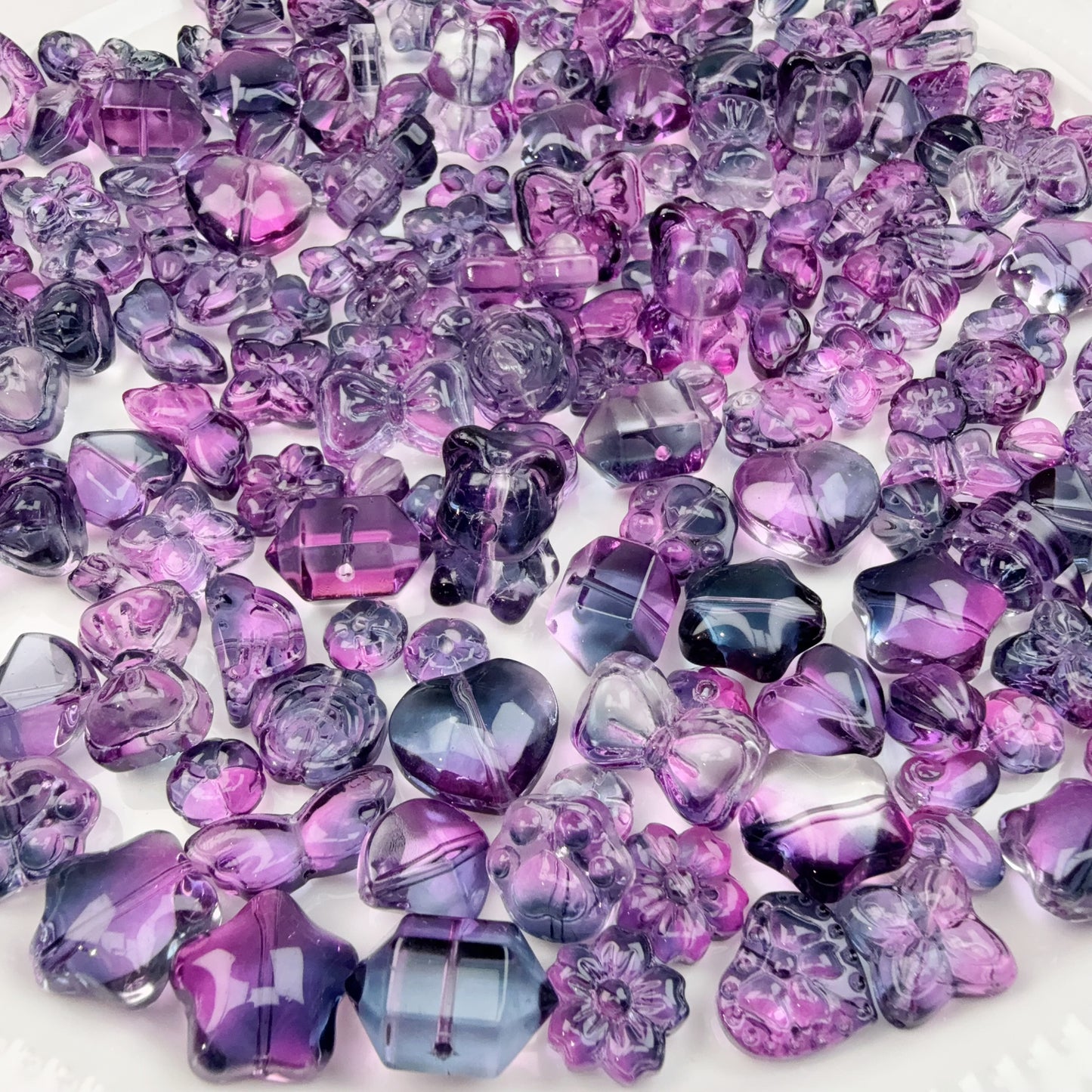 0 0今日新色 ガラスバロックー立体熊(0706)