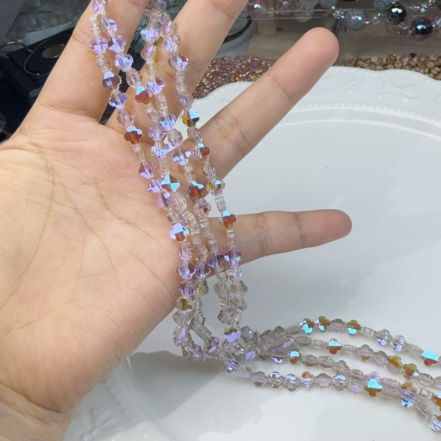 3-G Clover Cut (8 colors) (0129)