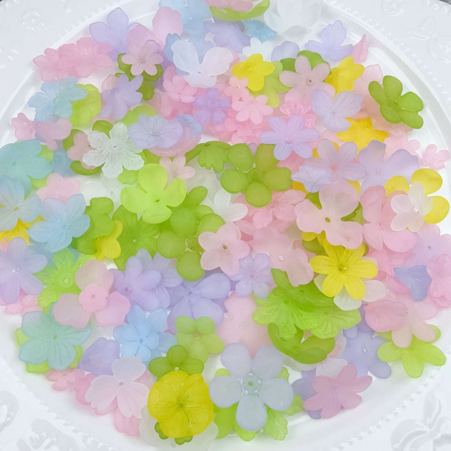0 0今日新作  春花 シーガラス風(0418)