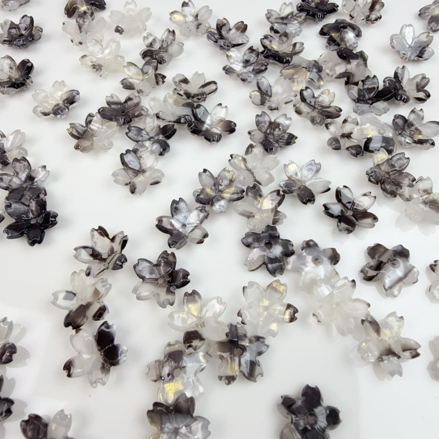 0 0今日新作 12ミリ花混ぜー酢酸 (0301)