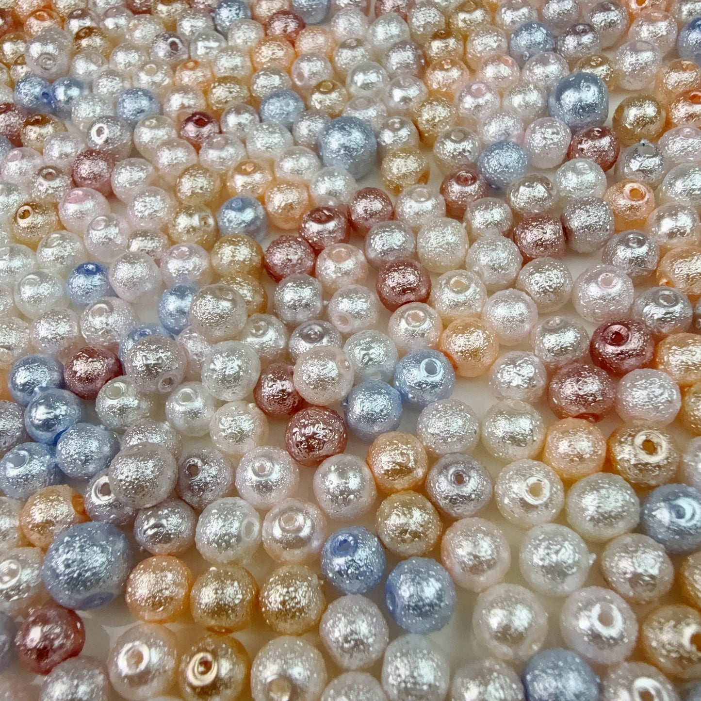 0 0今日新作 ライチ仕上げ 6ミリパール混ぜ(0211)