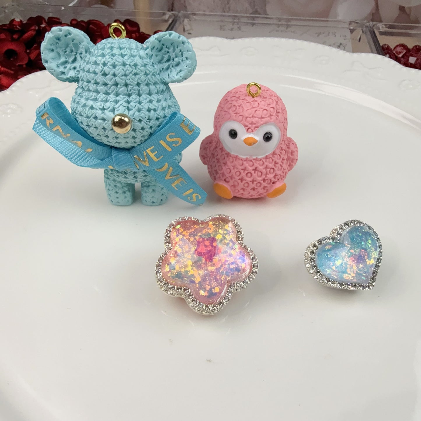 0 0今日新作 粉藍CP アクリル混ぜ(1208)