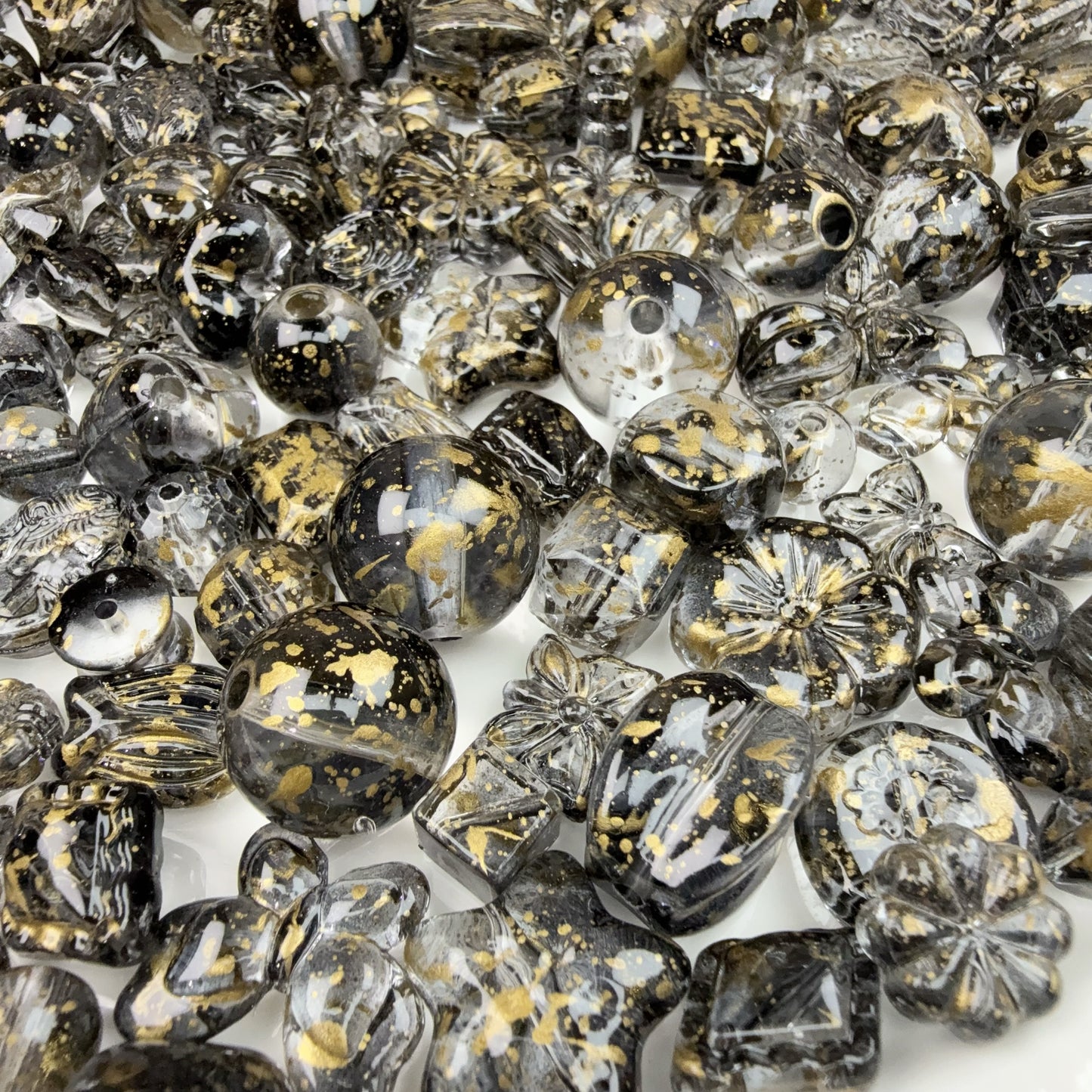 0 0今日新作 超クリアアクリル混ぜ -金撒き(0820)