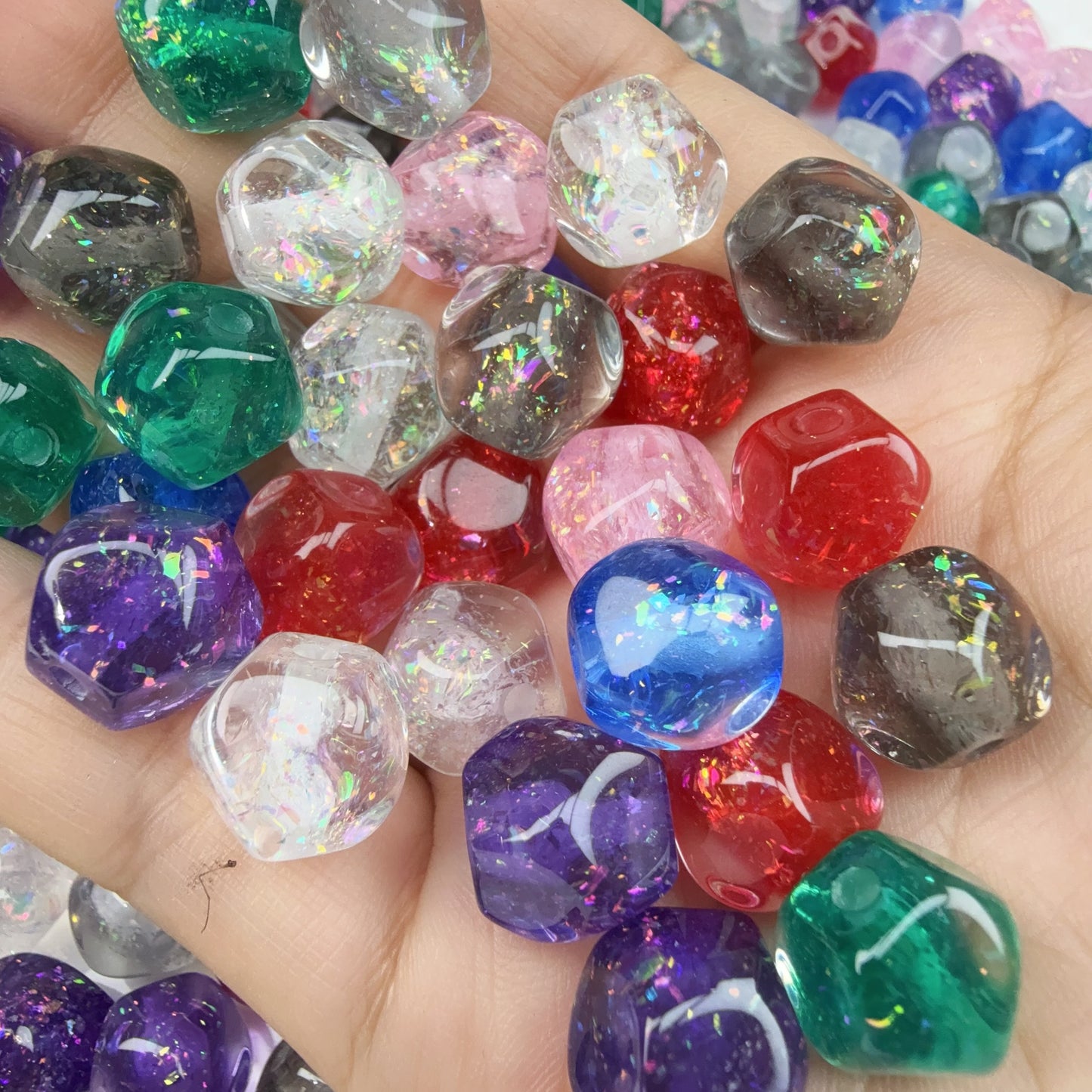 0 0今日新作 12ミリ不規則 樹脂(1115)