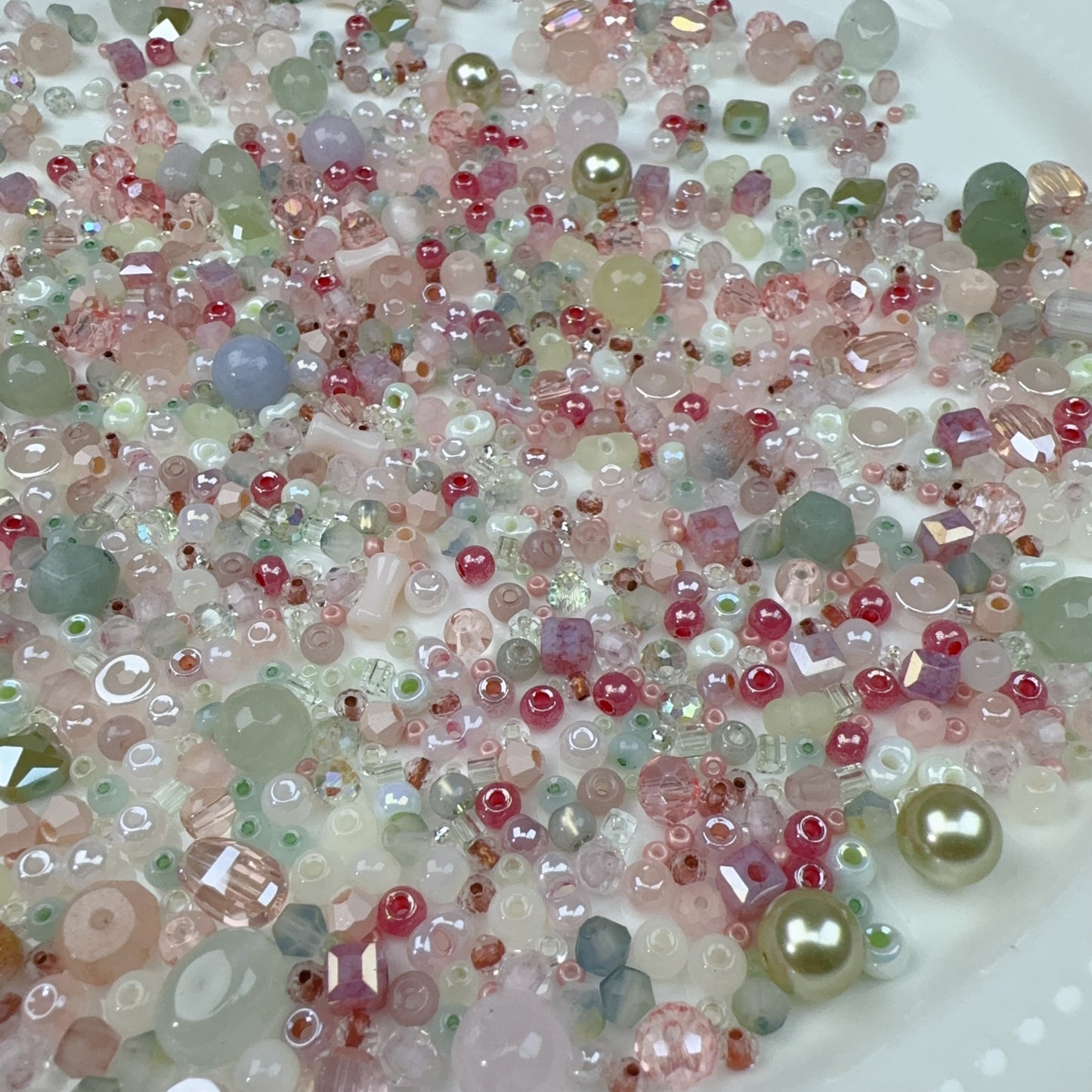 5-S 緑ラズベリー チビビーズ混ぜ(0207)