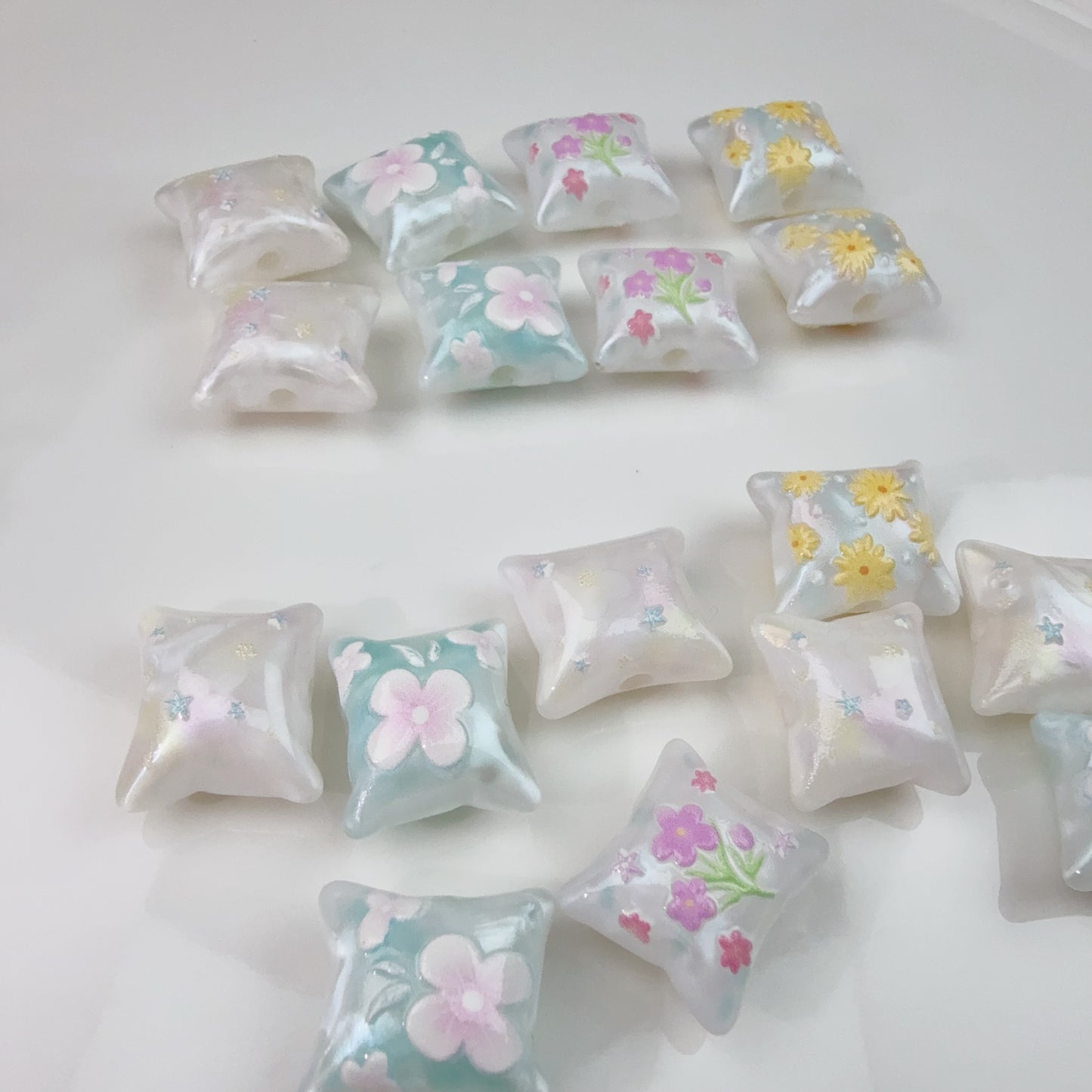 0 0今日新作 クッション シルク花(0409)