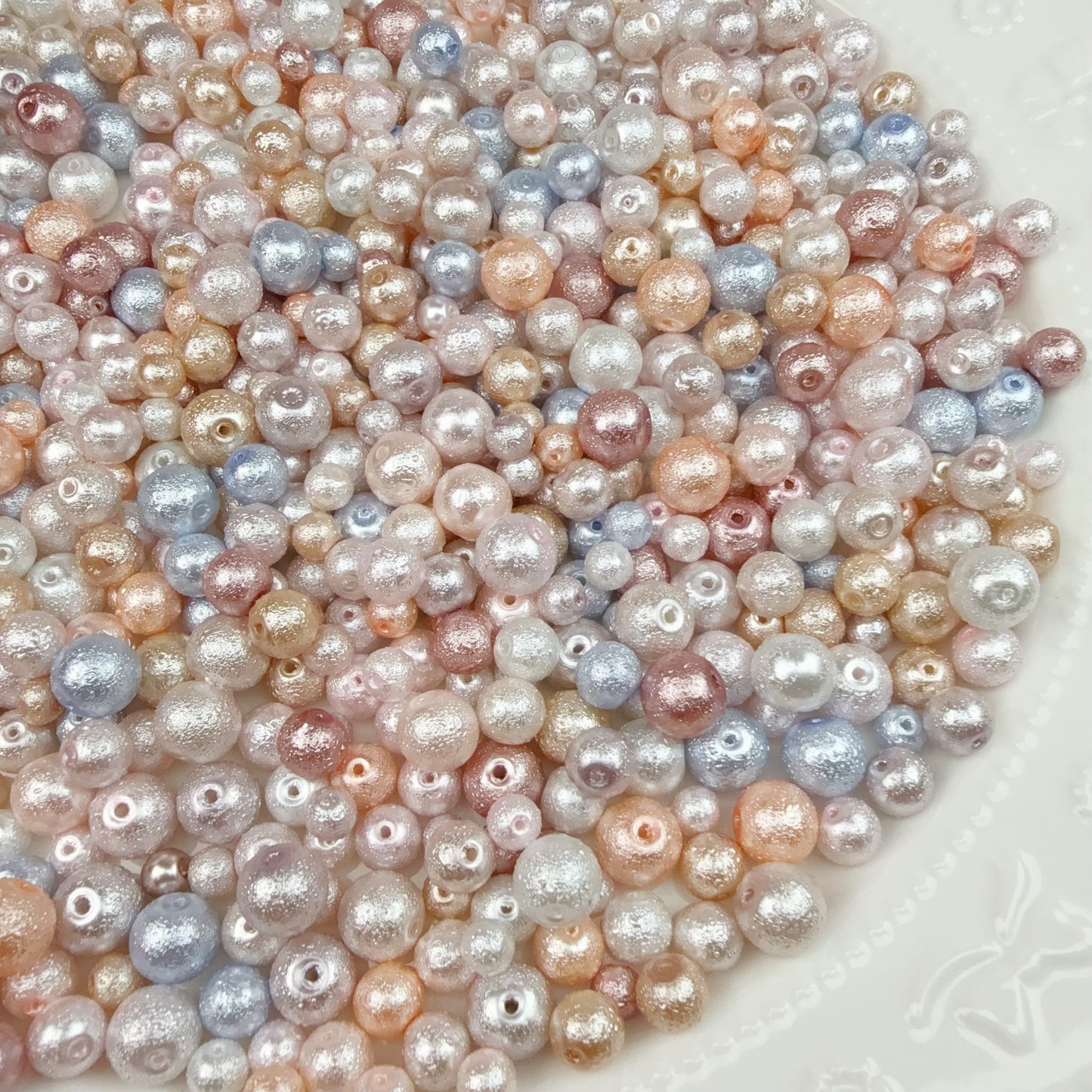 0 0今日新作 ライチ仕上げガラスパール混ぜ(0114)