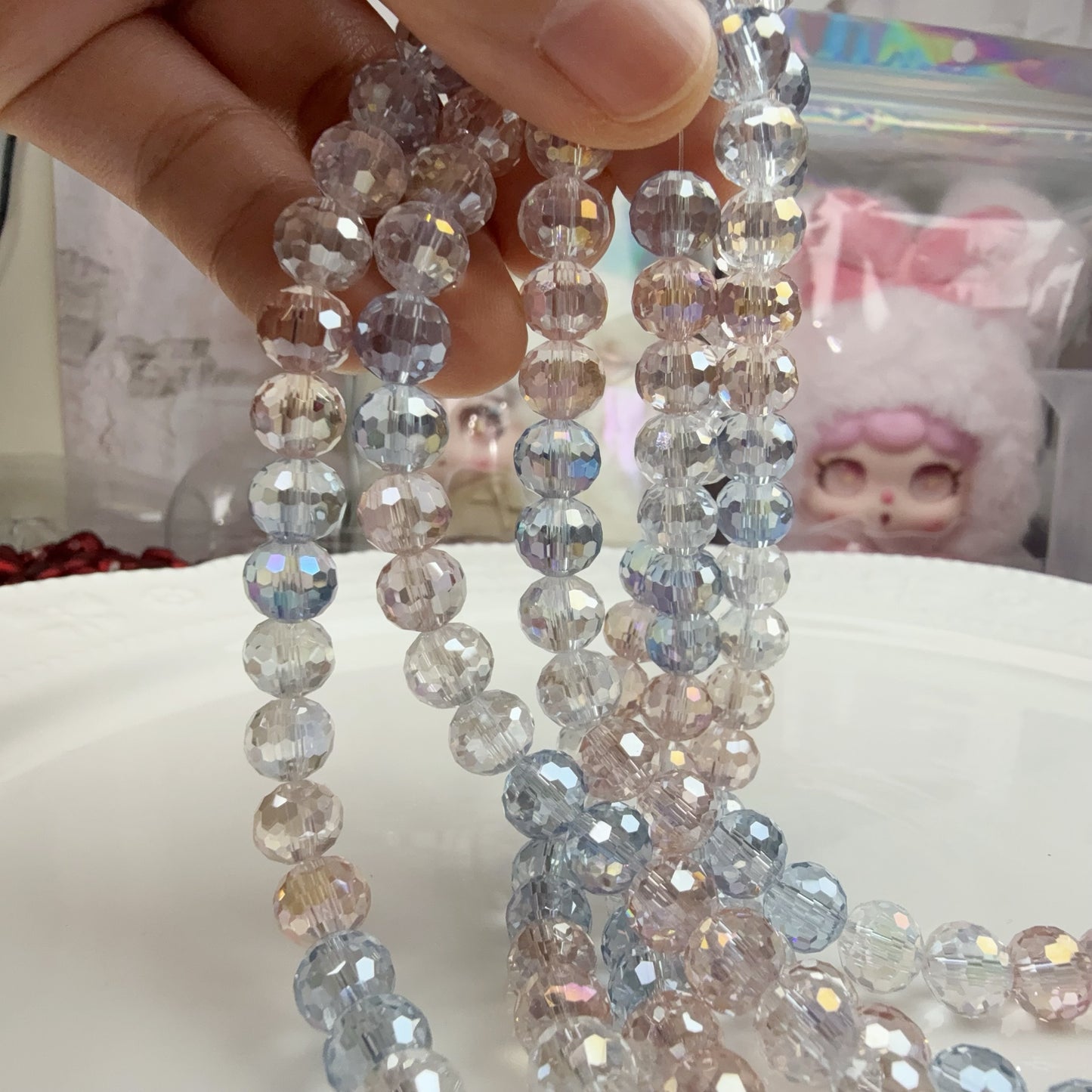 0 0今日新作 ミラーボールカット8ミリ(0207)