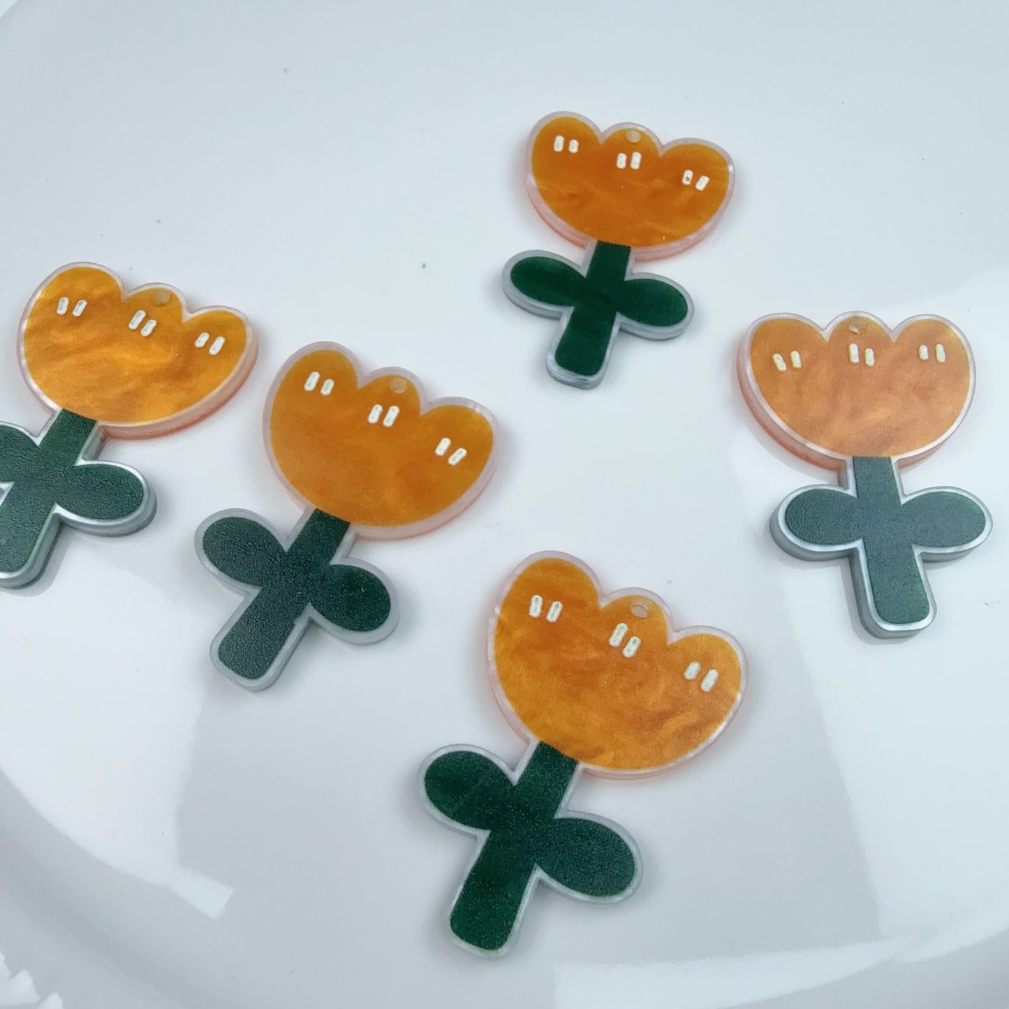 0 0今日新作 フラワープレート（0810）