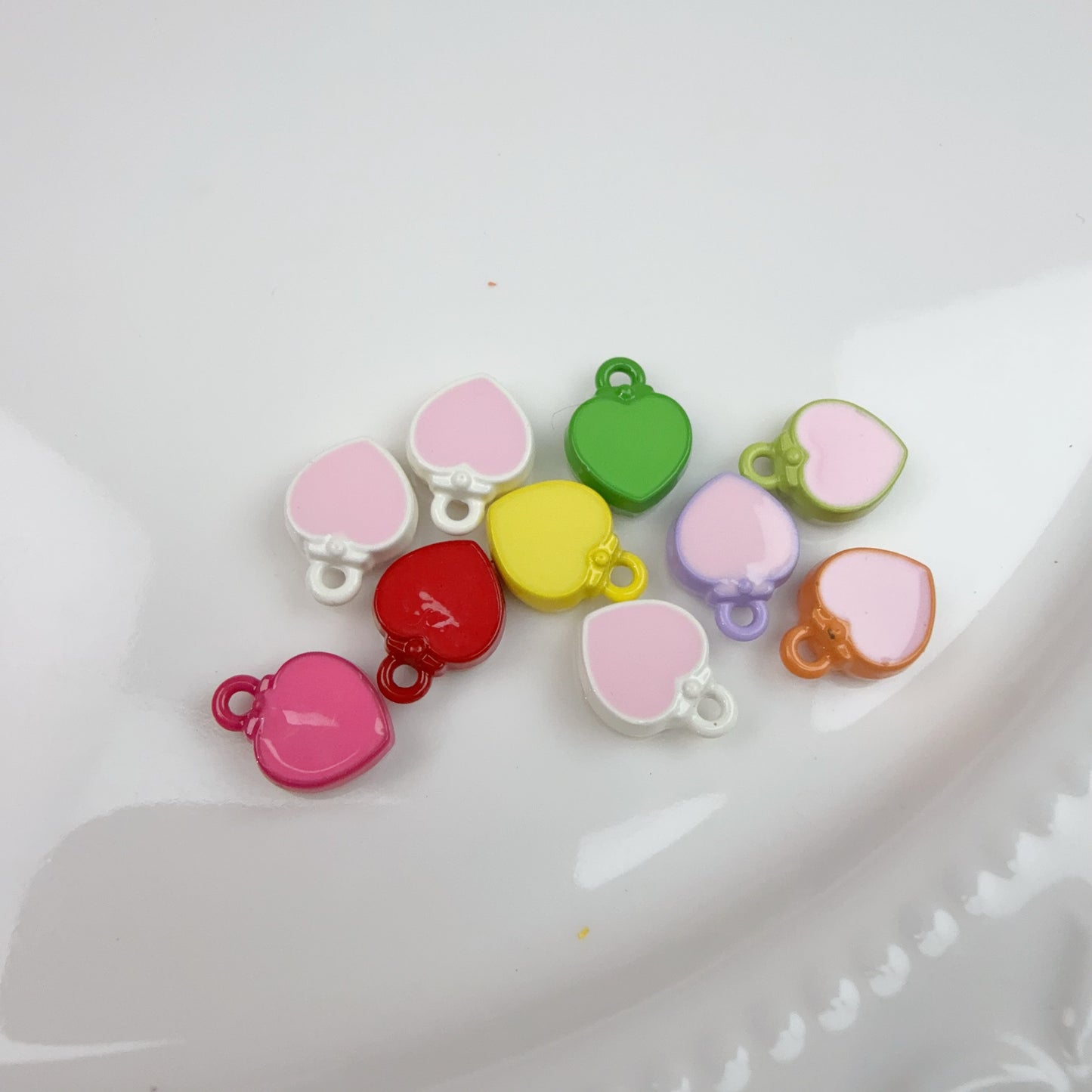 0 0今日新作 合金 カラーカンツキハート(0303)