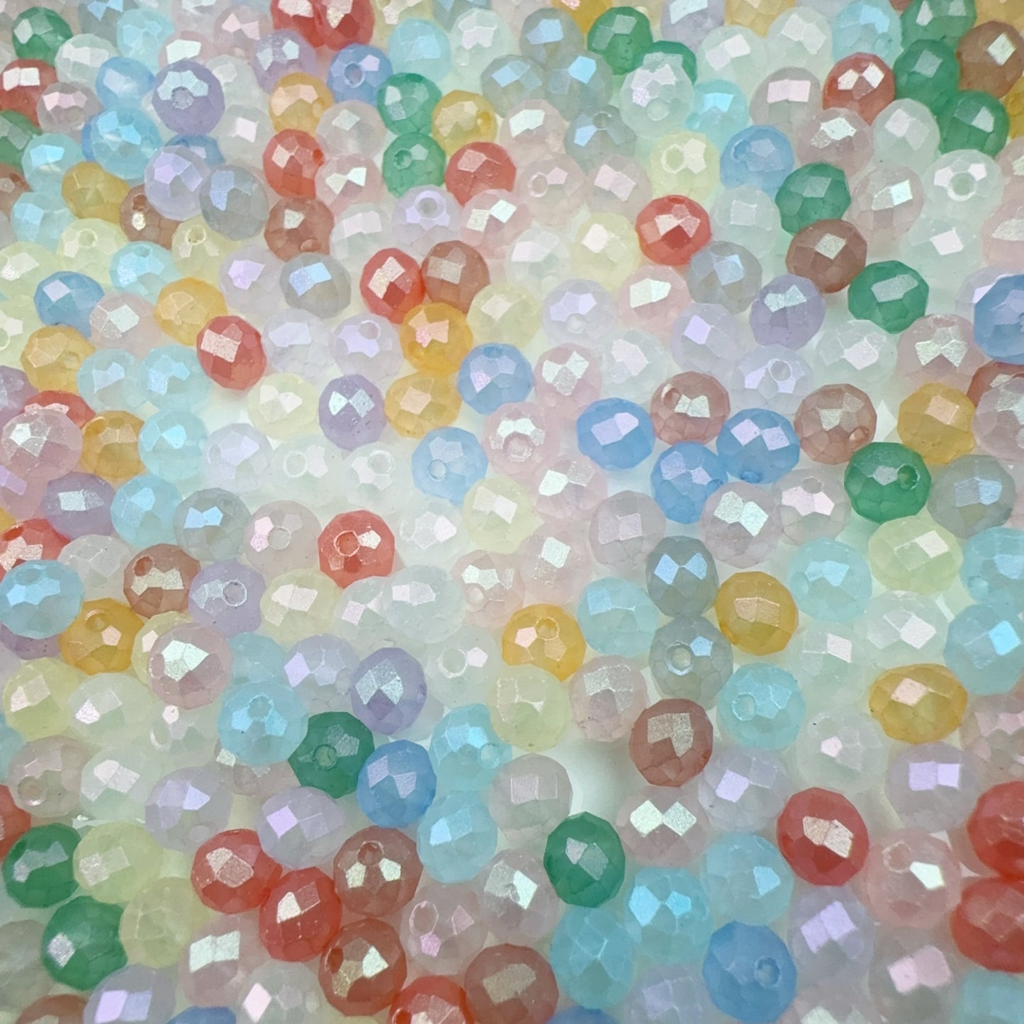 0 今日新作 クリア人魚姫ボタンカット シードビーズ チビビーズ(0311)