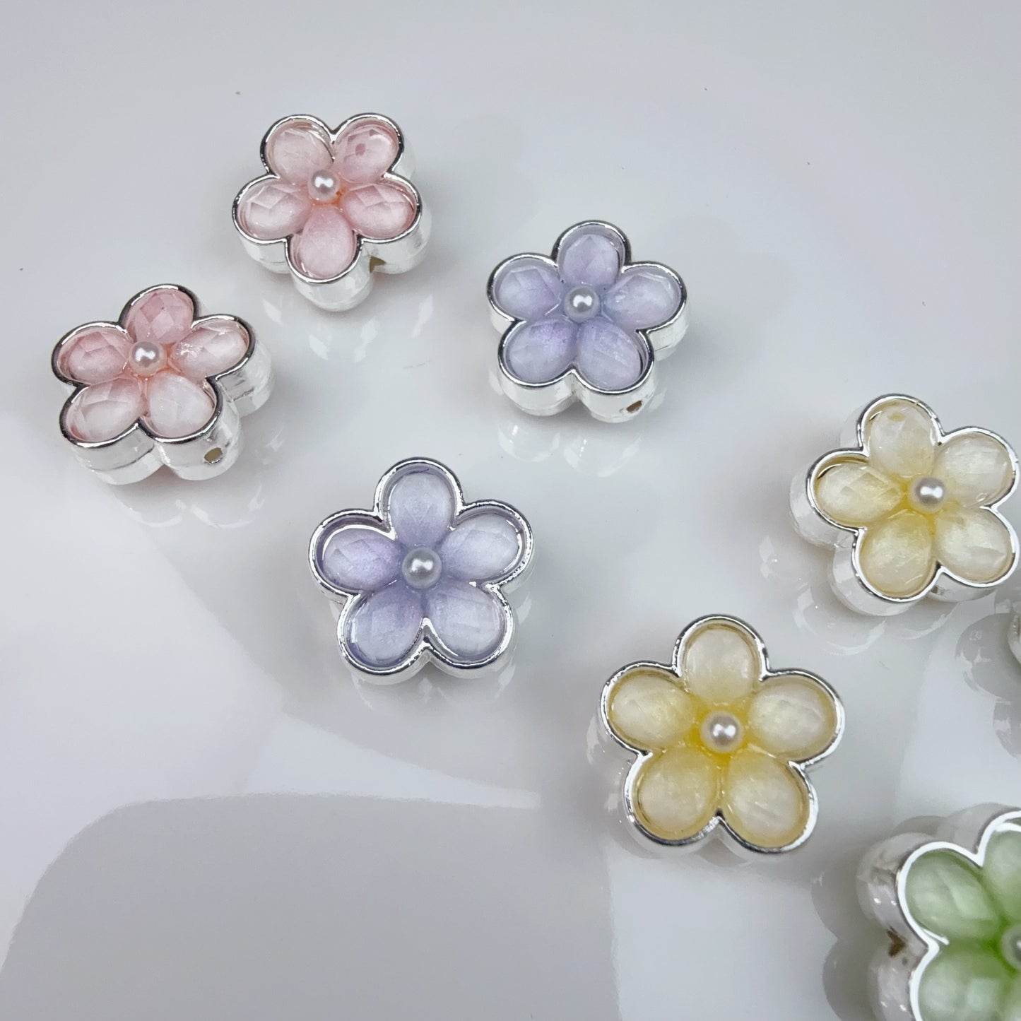 0 0今日新作 合金  グラデーション桃の花(0331)