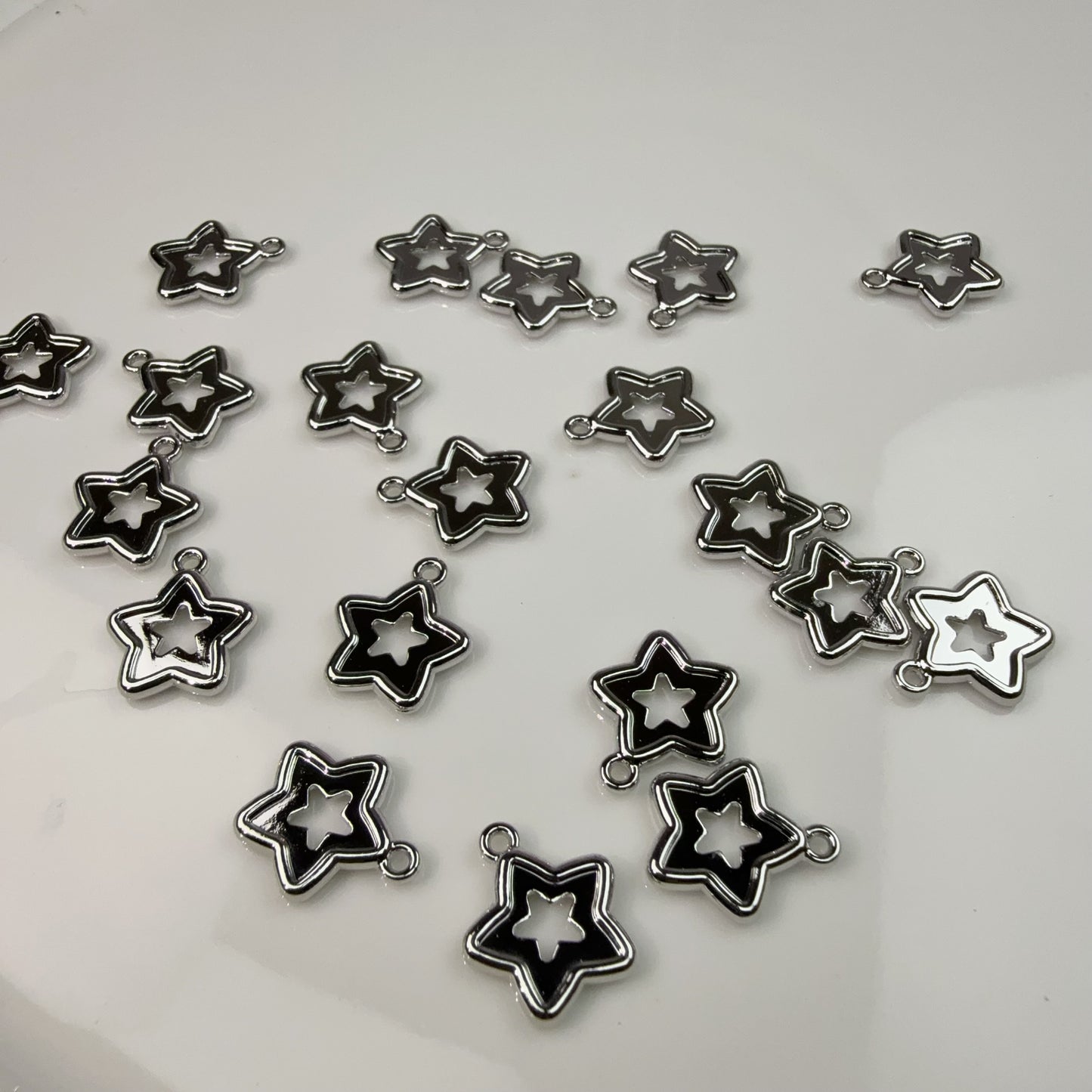 0 0今日新作 合金ー透かし星＆ハート(0304)