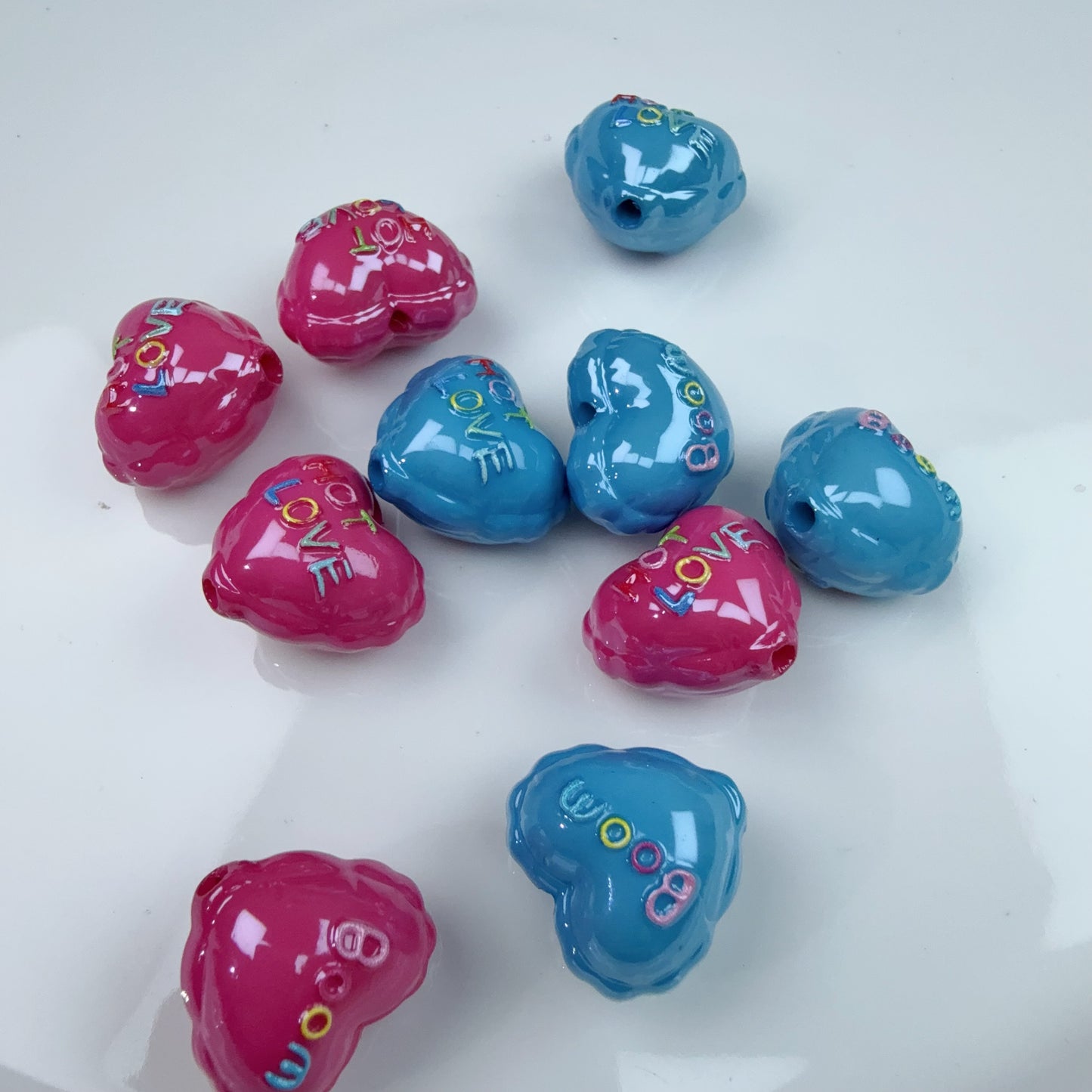 0 0今日新作 ぷっくりツヤツヤハート (0912)