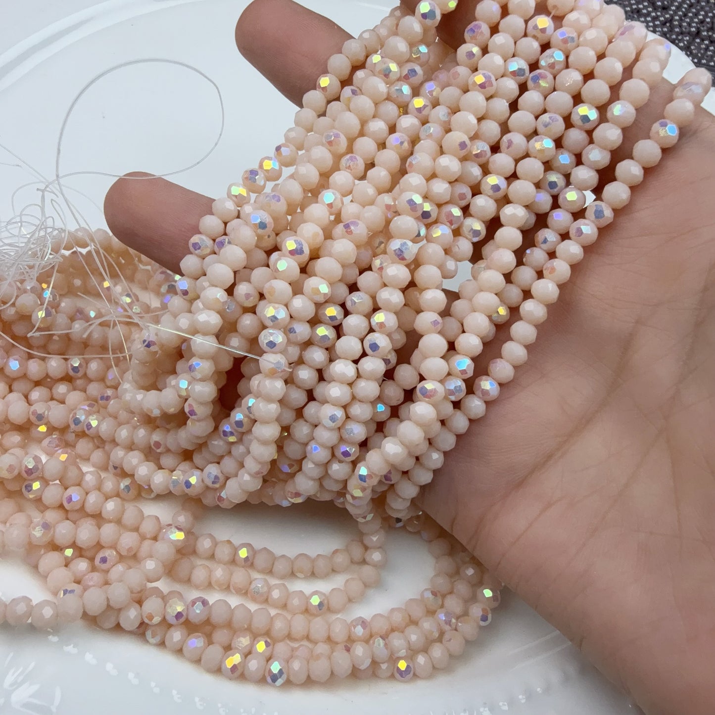 0 0今日新作 磁器色キラキラ 4ミリ(0612)