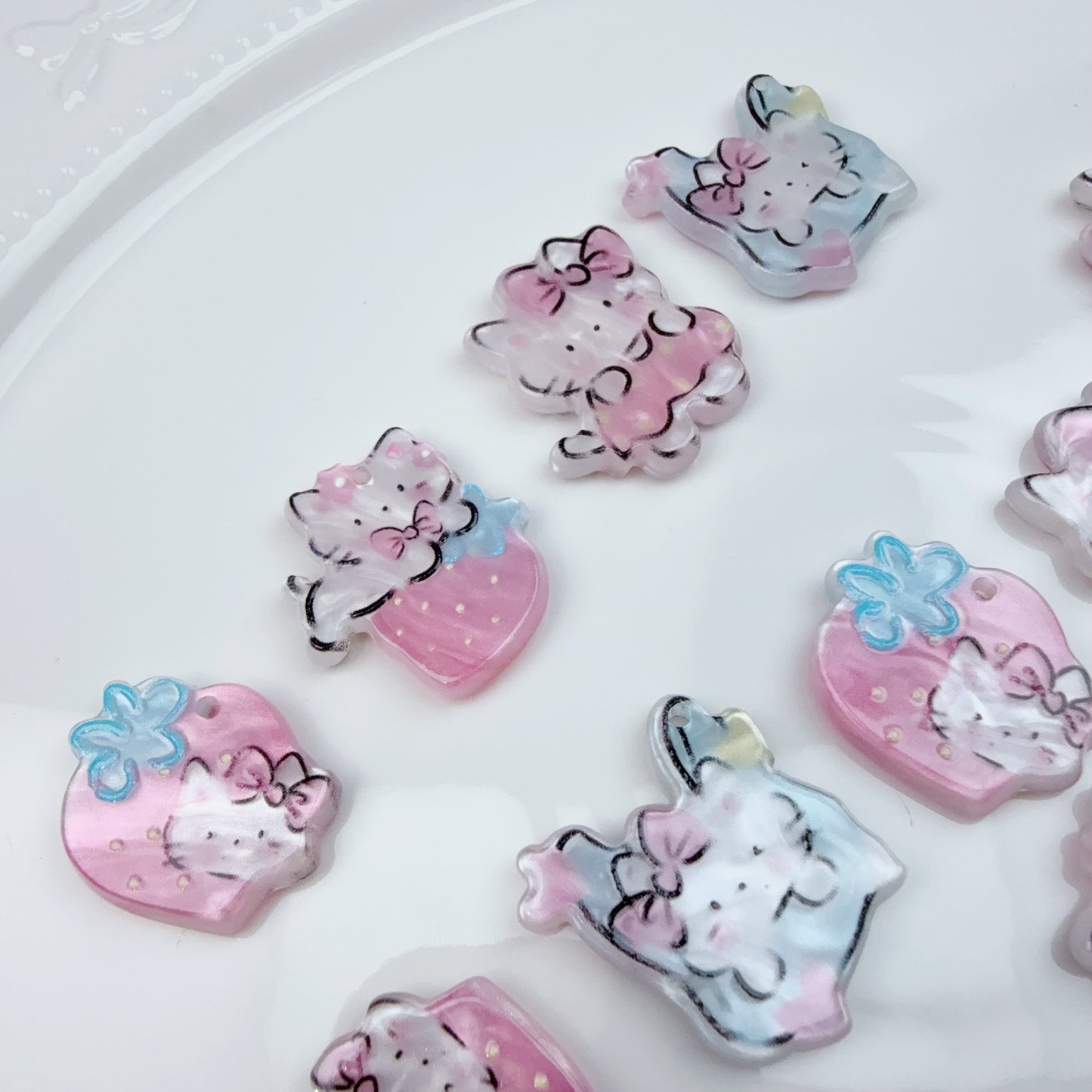 0 0今日新作  ピンク猫(0424)