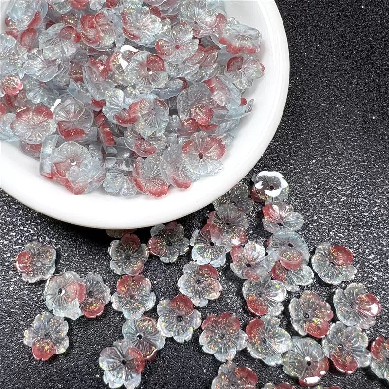 0 0今日新作 9mm 立体小花 夜光（1203）