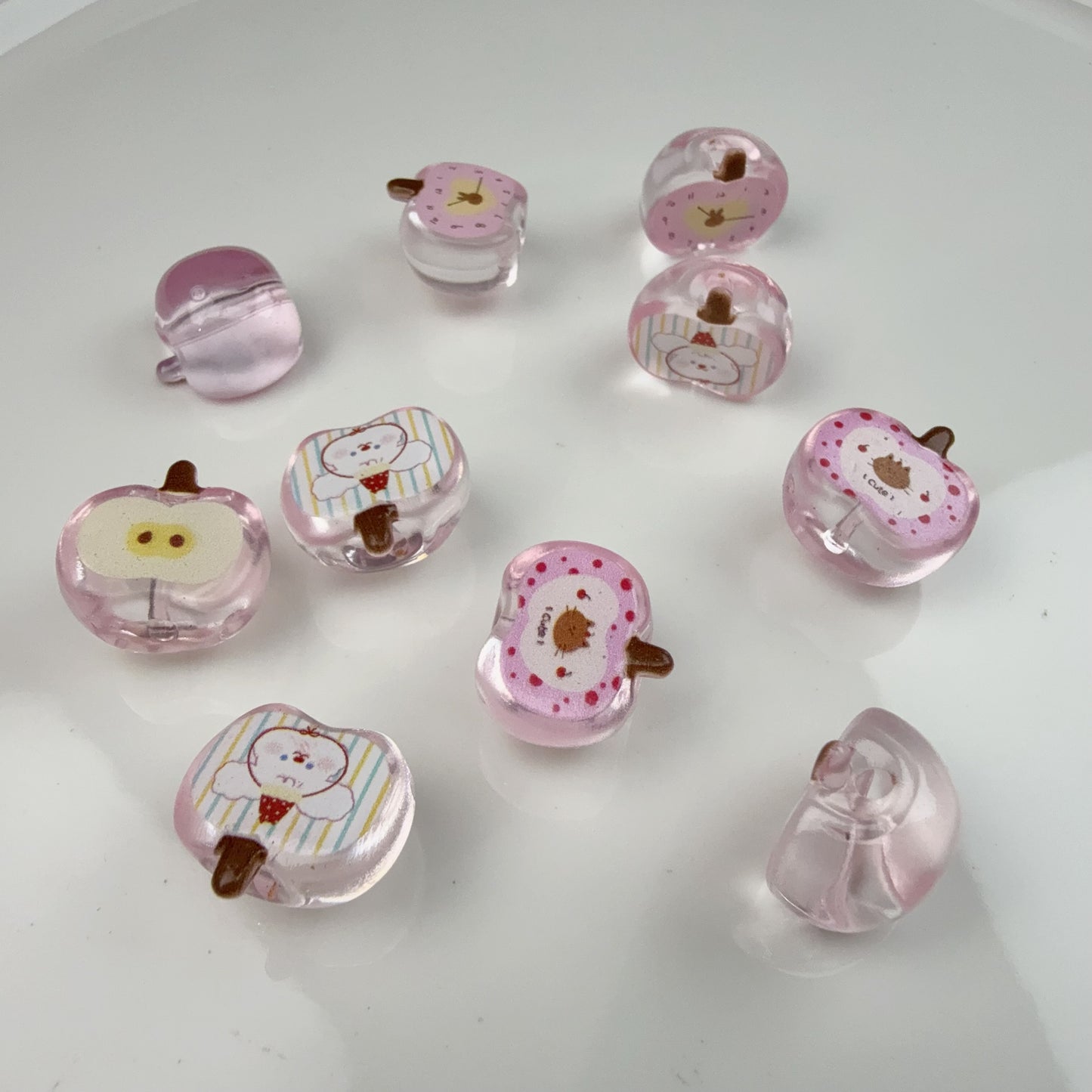 0 0今日新作 クリアリンゴ−3色（0823）