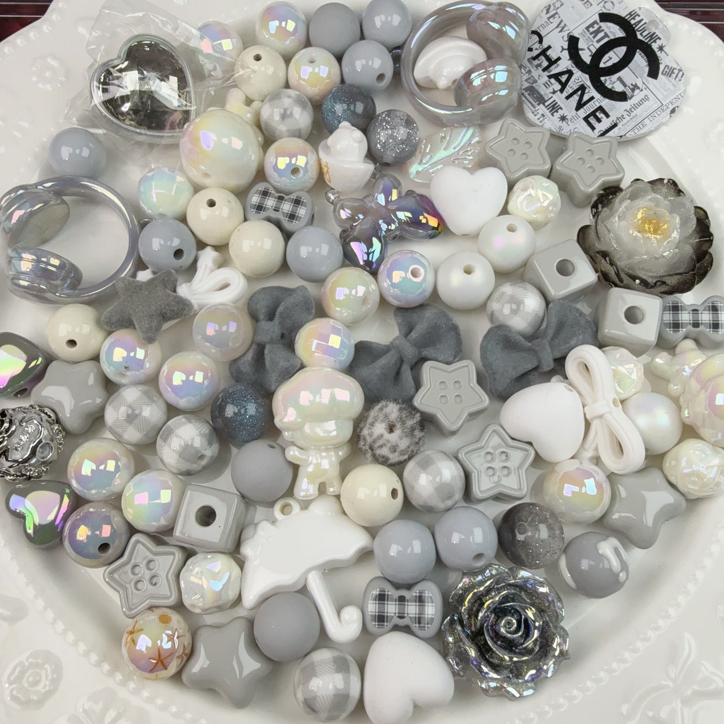 0 0今日新作 グレーの空 アクリル混ぜ(1210)