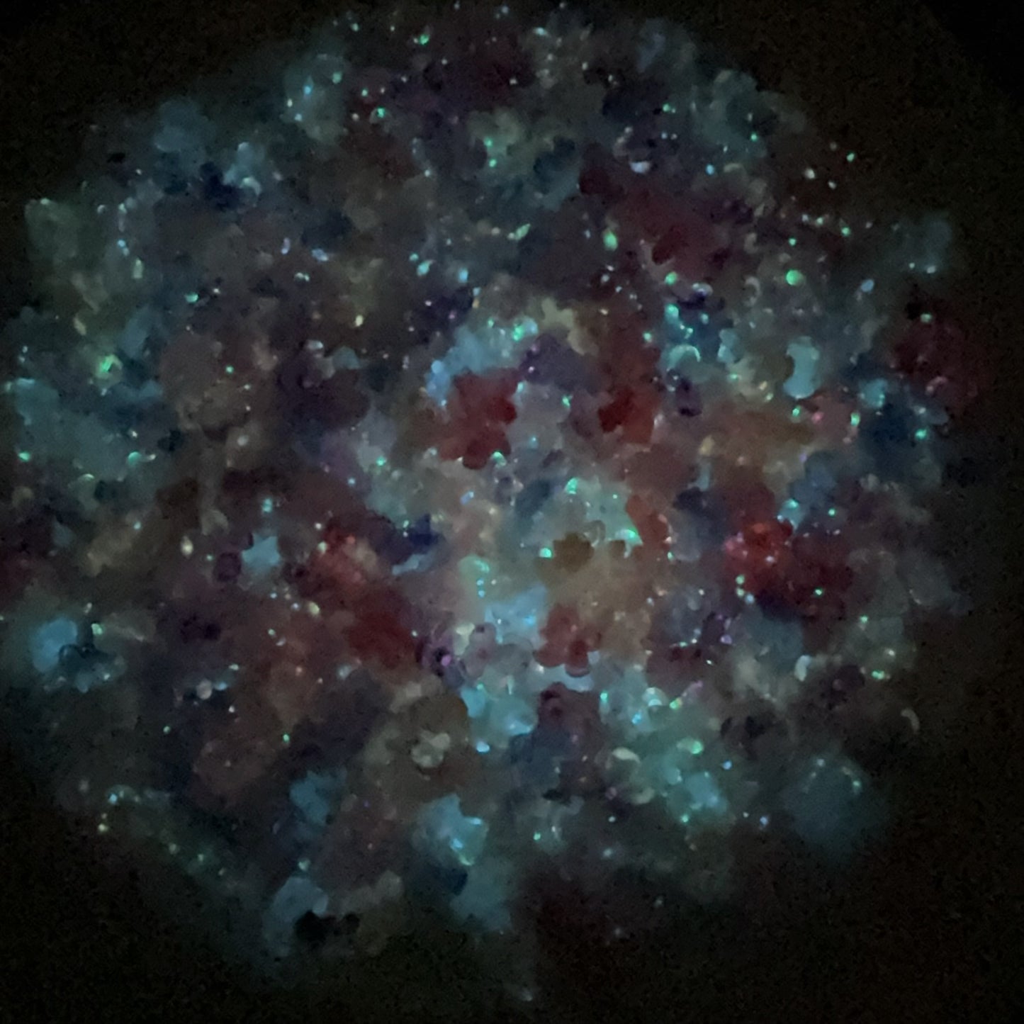 0 0今日新作  柔らかい薔薇-アイリス 夜光効果 (0818）