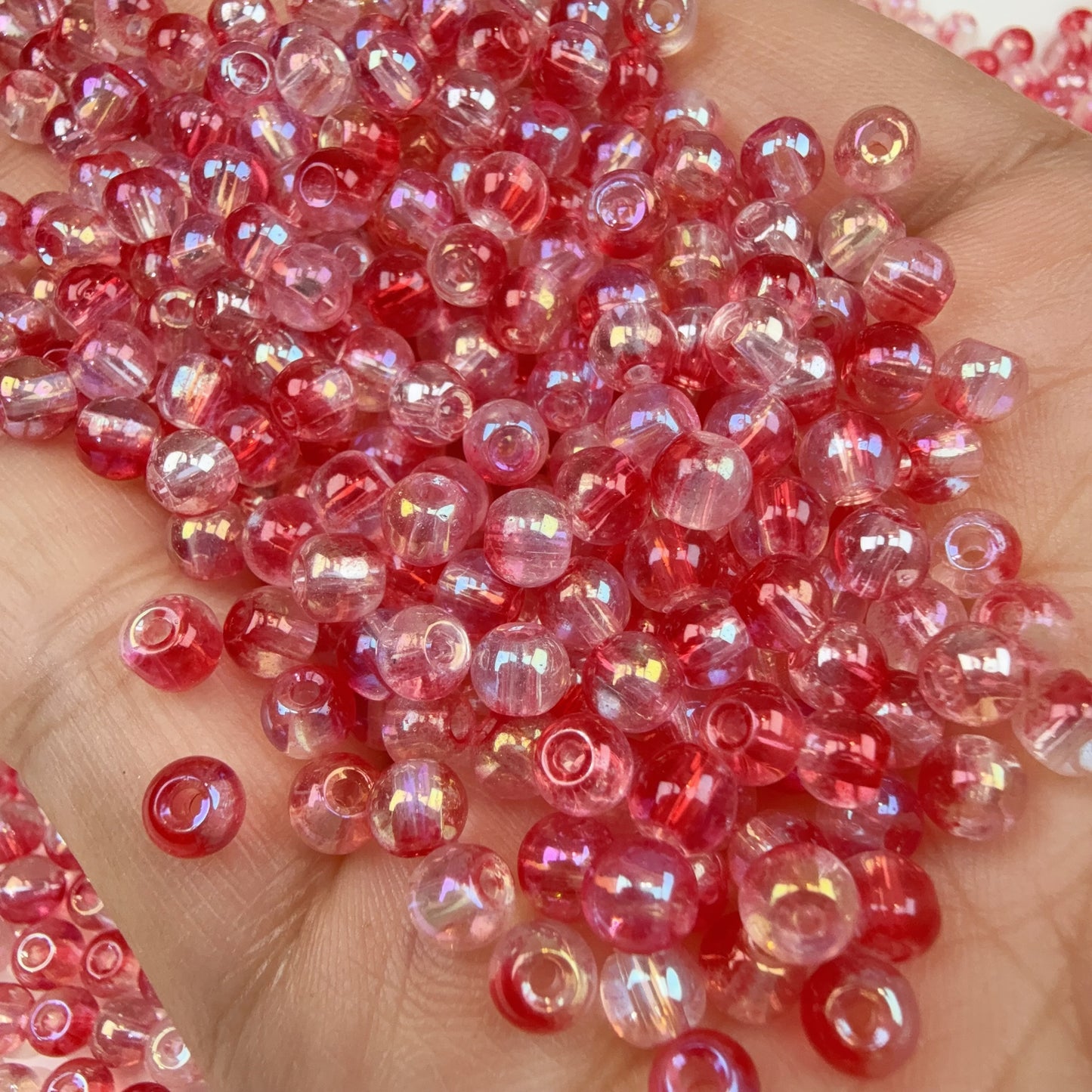 0 0今日新作 ツヤツヤ泡 4ミリ シードビーズ(1123)