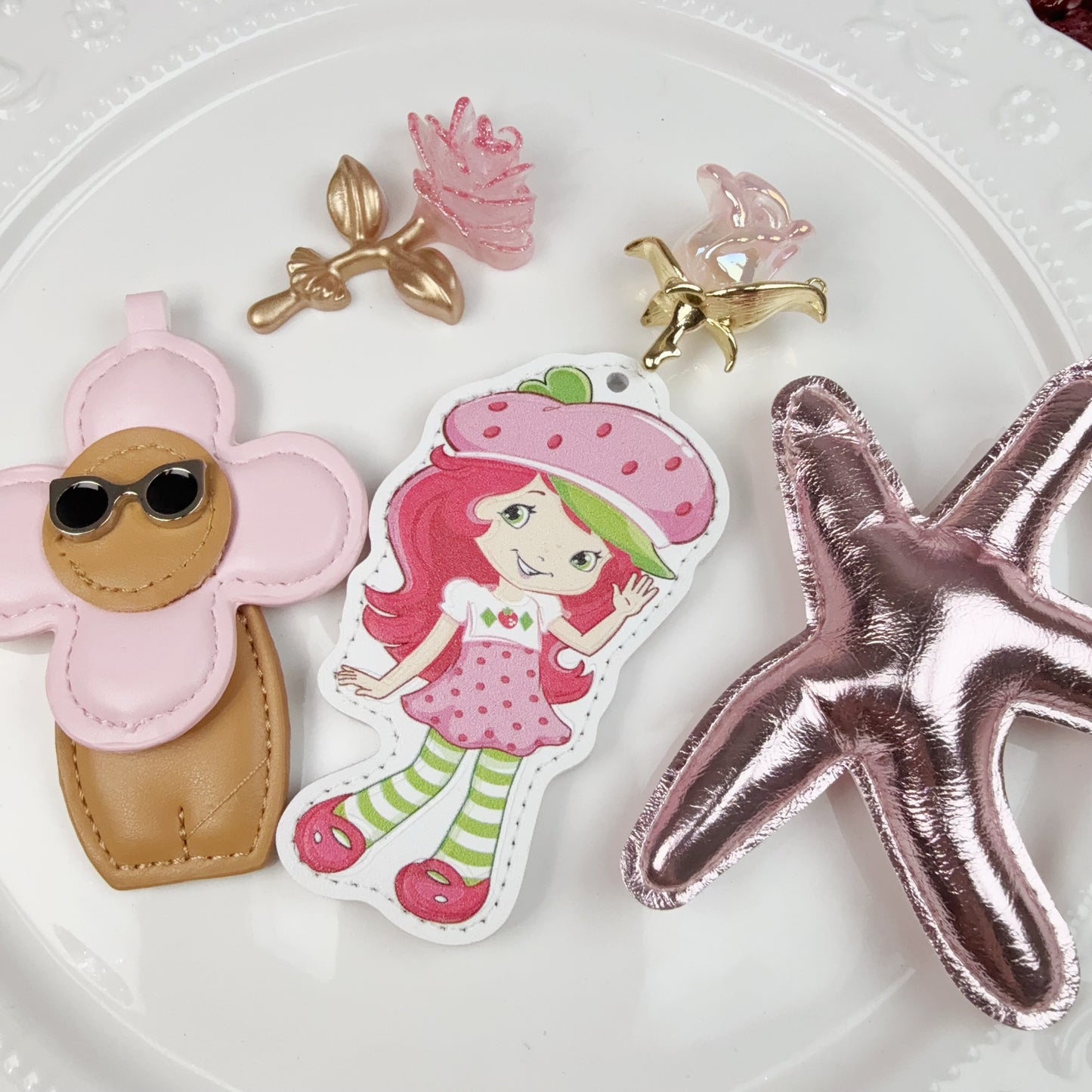 0 0今日新作 茶ピンク アクリル混ぜ(1214)