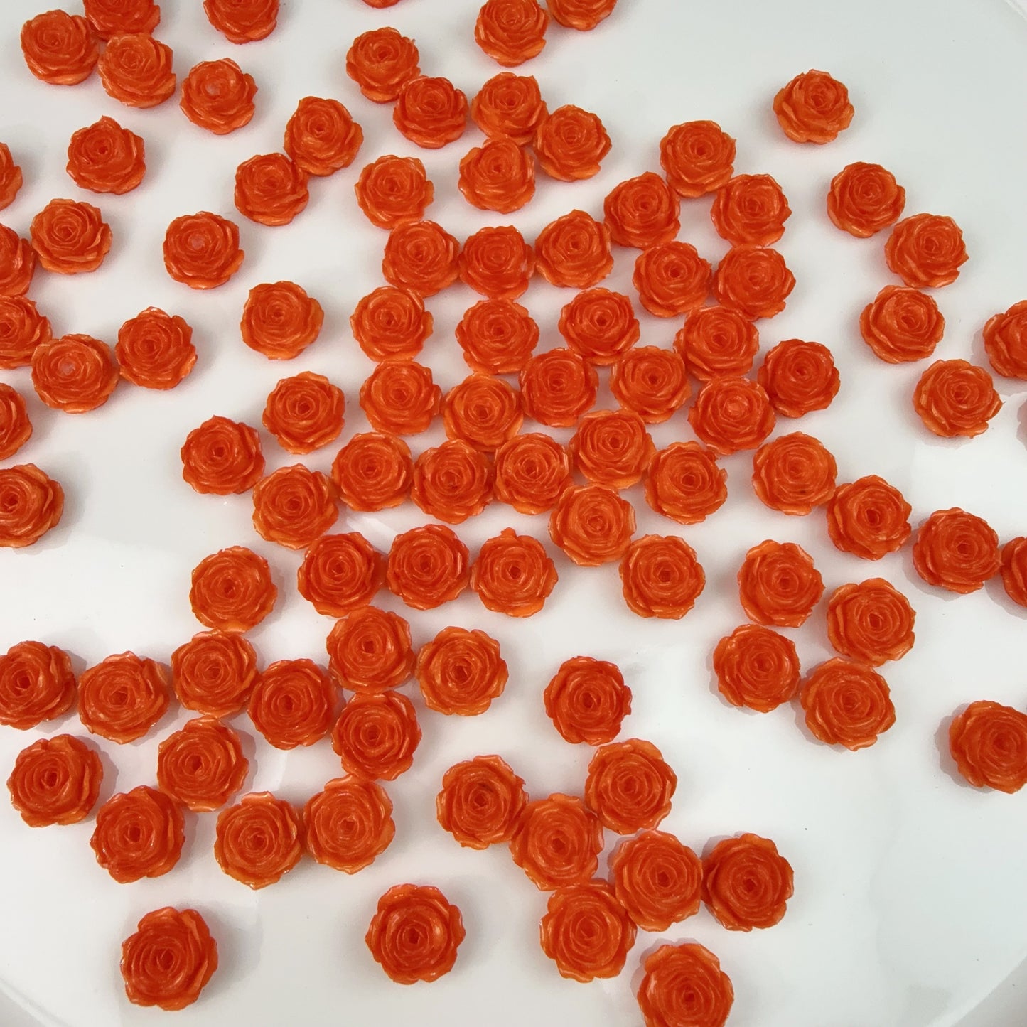 0 0今日新作 オレンジ薔薇 柔らかい(1125)