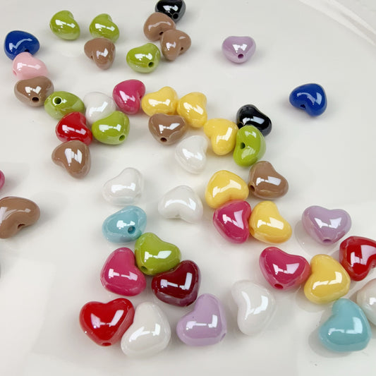 0 0今日新作 ツヤツヤハート アクリル（0126）