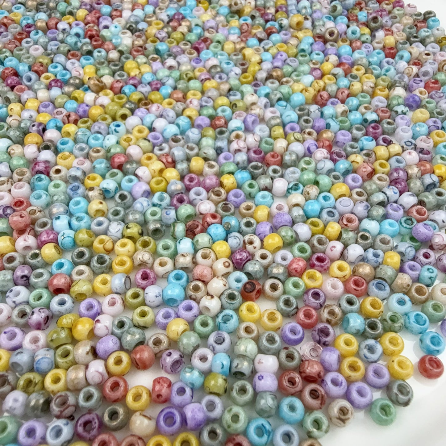 0 0今日新作 ピカソシードビーズ ー混ぜ (0818)