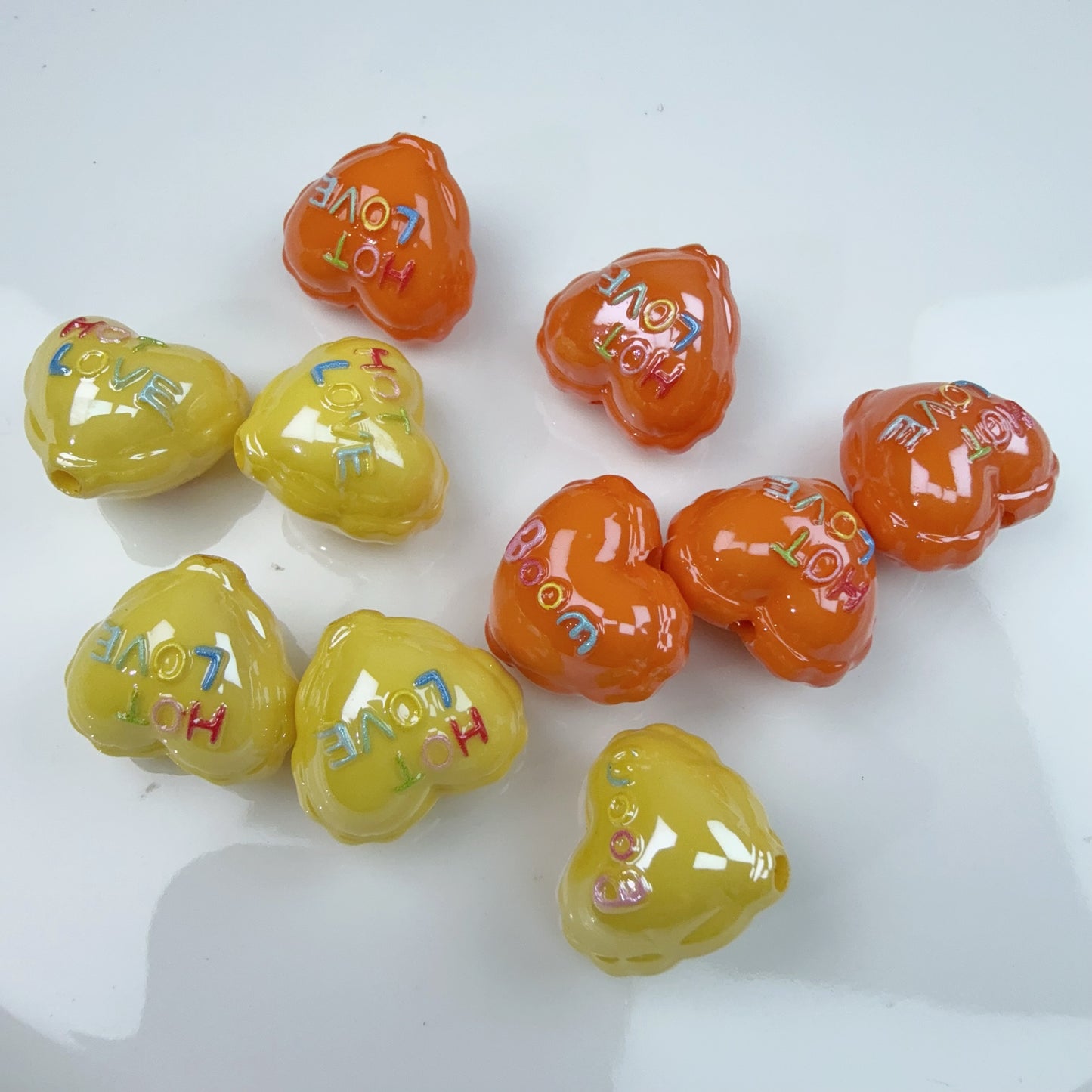 0 0今日新作 ぷっくりツヤツヤハート (0912)