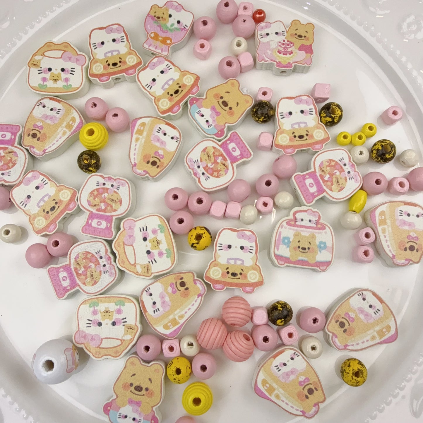 0 0プーさんとKTラスト 木製混ぜ(1010)