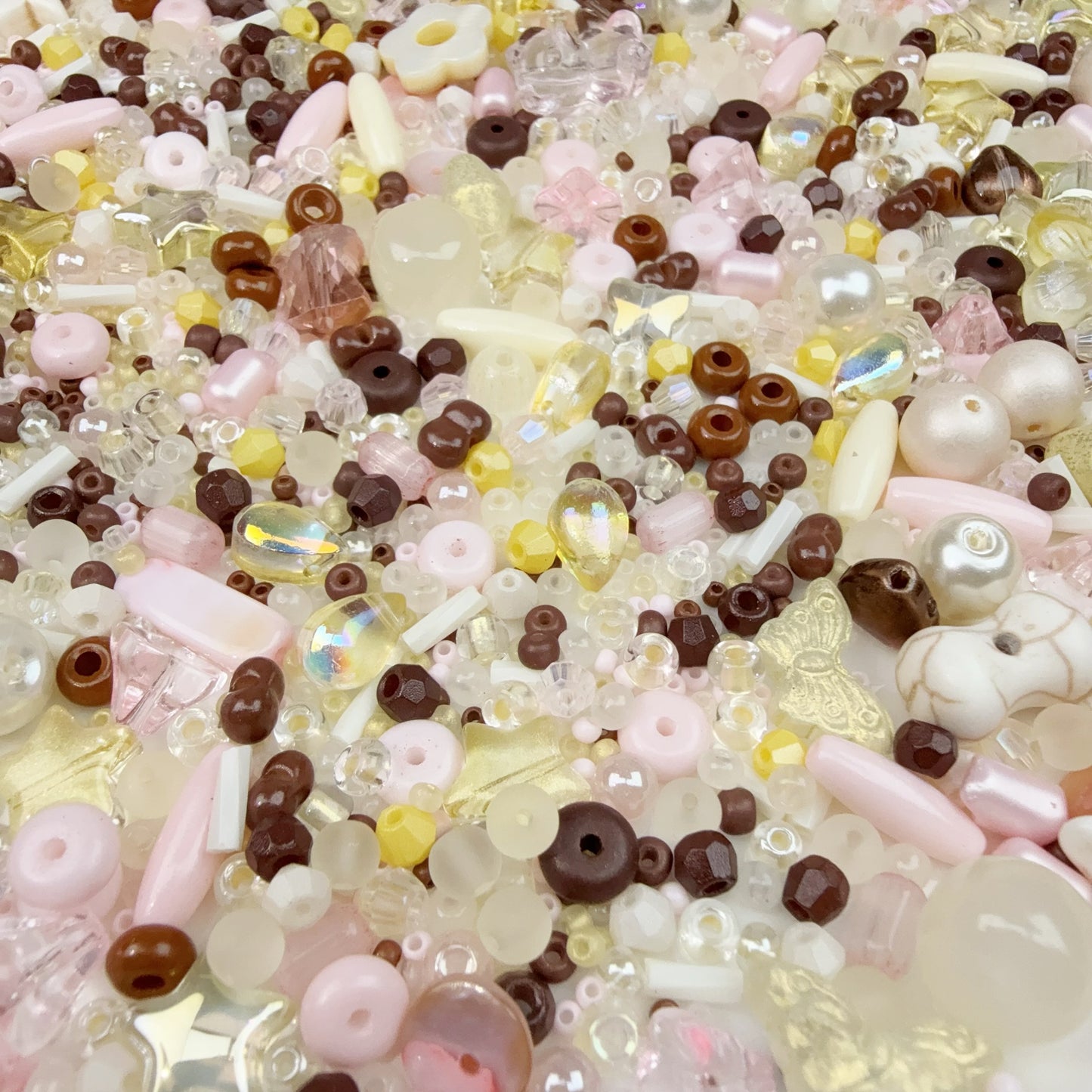 0 0今日新作 桃レモンティー シードビーズ混ぜ(0130)