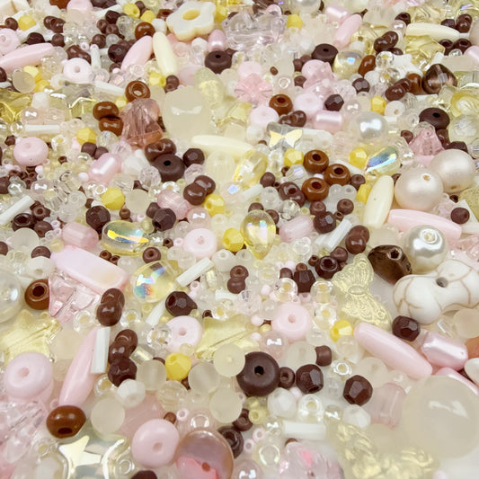 0 0今日新作 桃レモンティー シードビーズ混ぜ(0130)